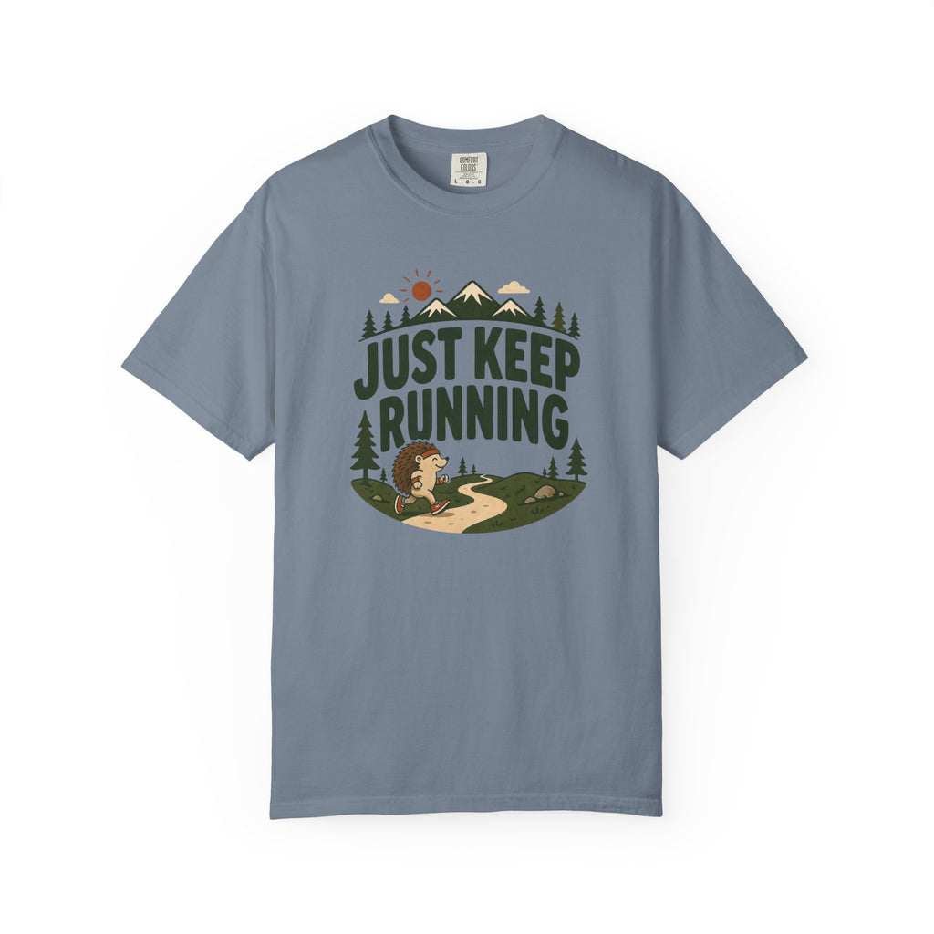 Just Keep Running Hedgehog T‑Shirt