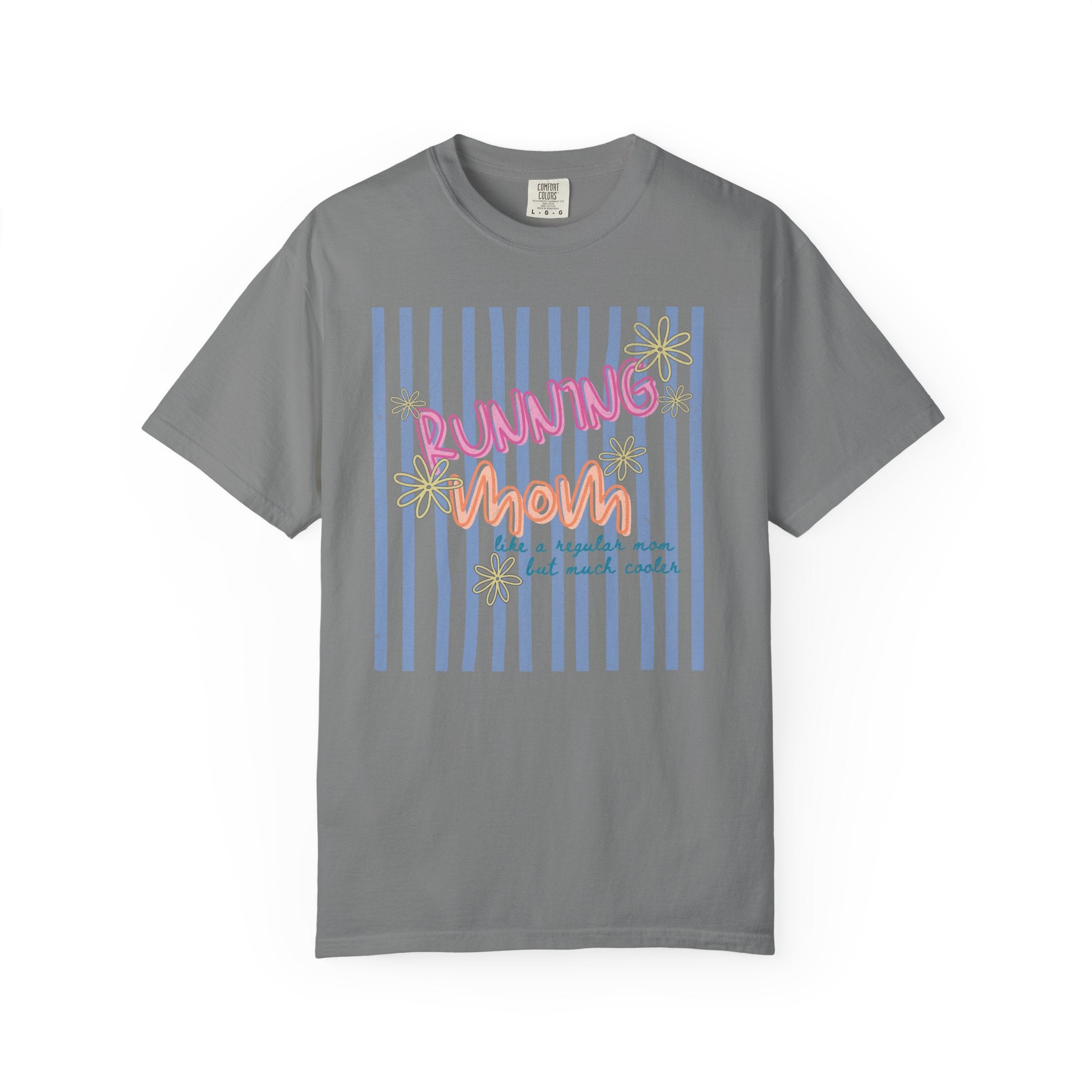 Running Mom Stripe T‑Shirt
