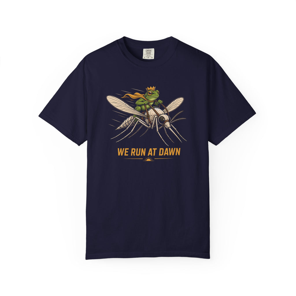 We Run at Dawn Frog & Mosquito T‑Shirt