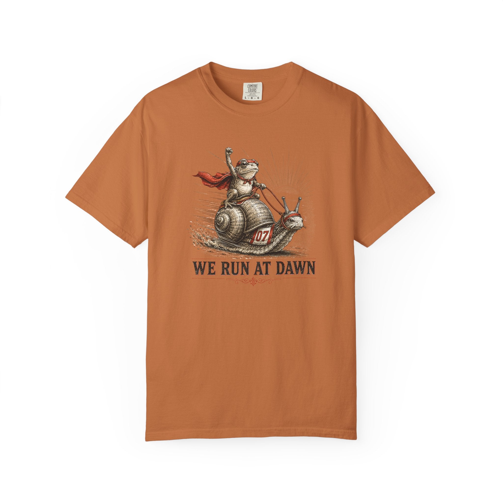 We Run At Dawn Frog & Snail T‑Shirt