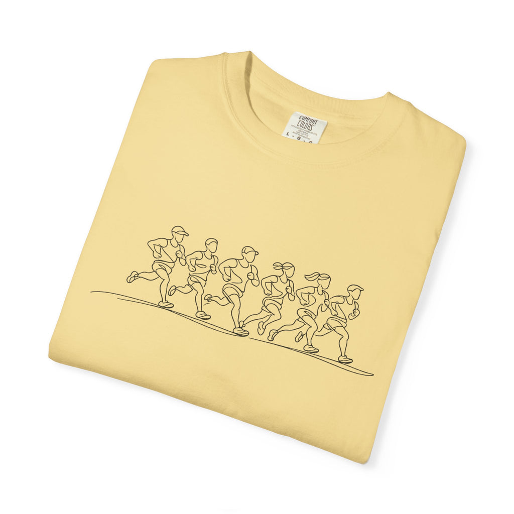 Run Together Stay Together Line Art T‑Shirt