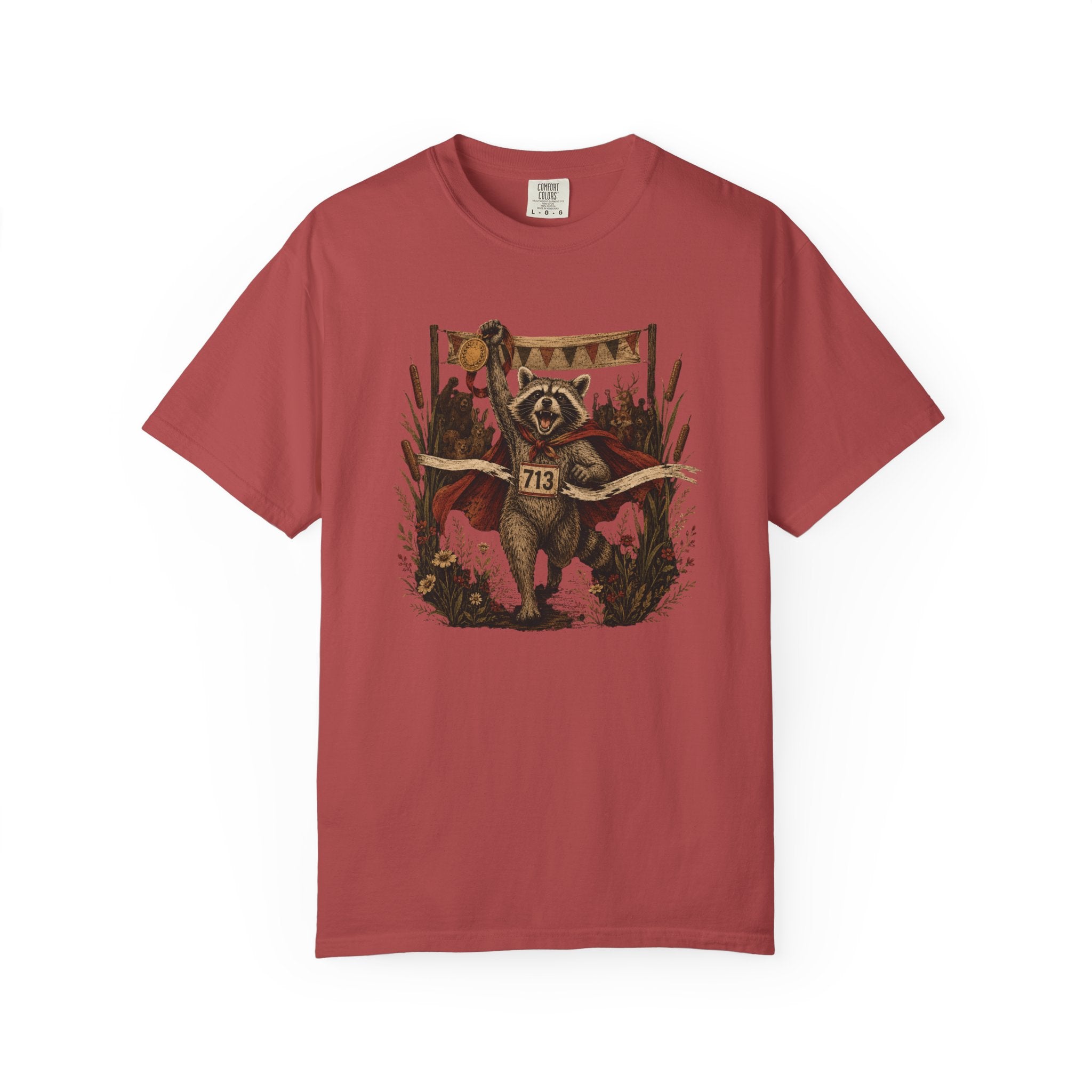Finish Line Raccoon T‑Shirt