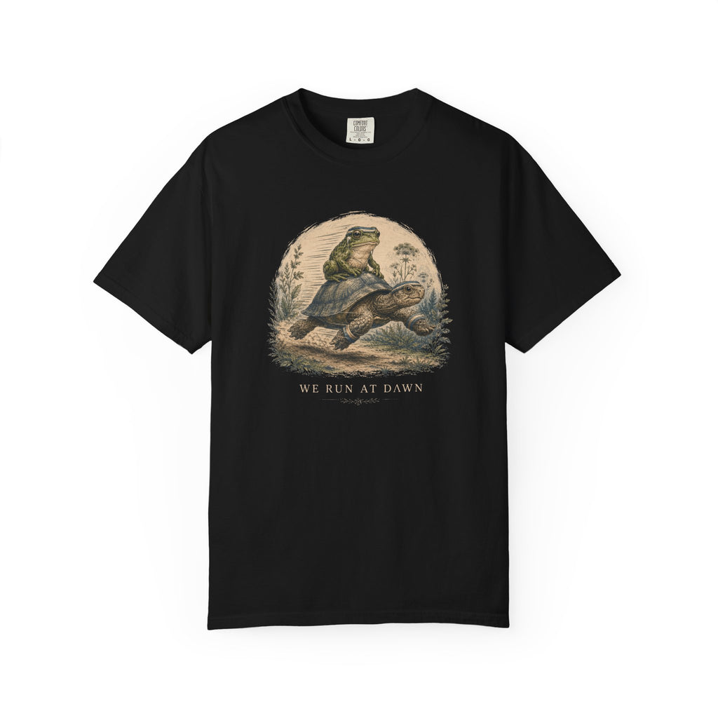 We Run at Dawn Frog & Turtle T‑Shirt