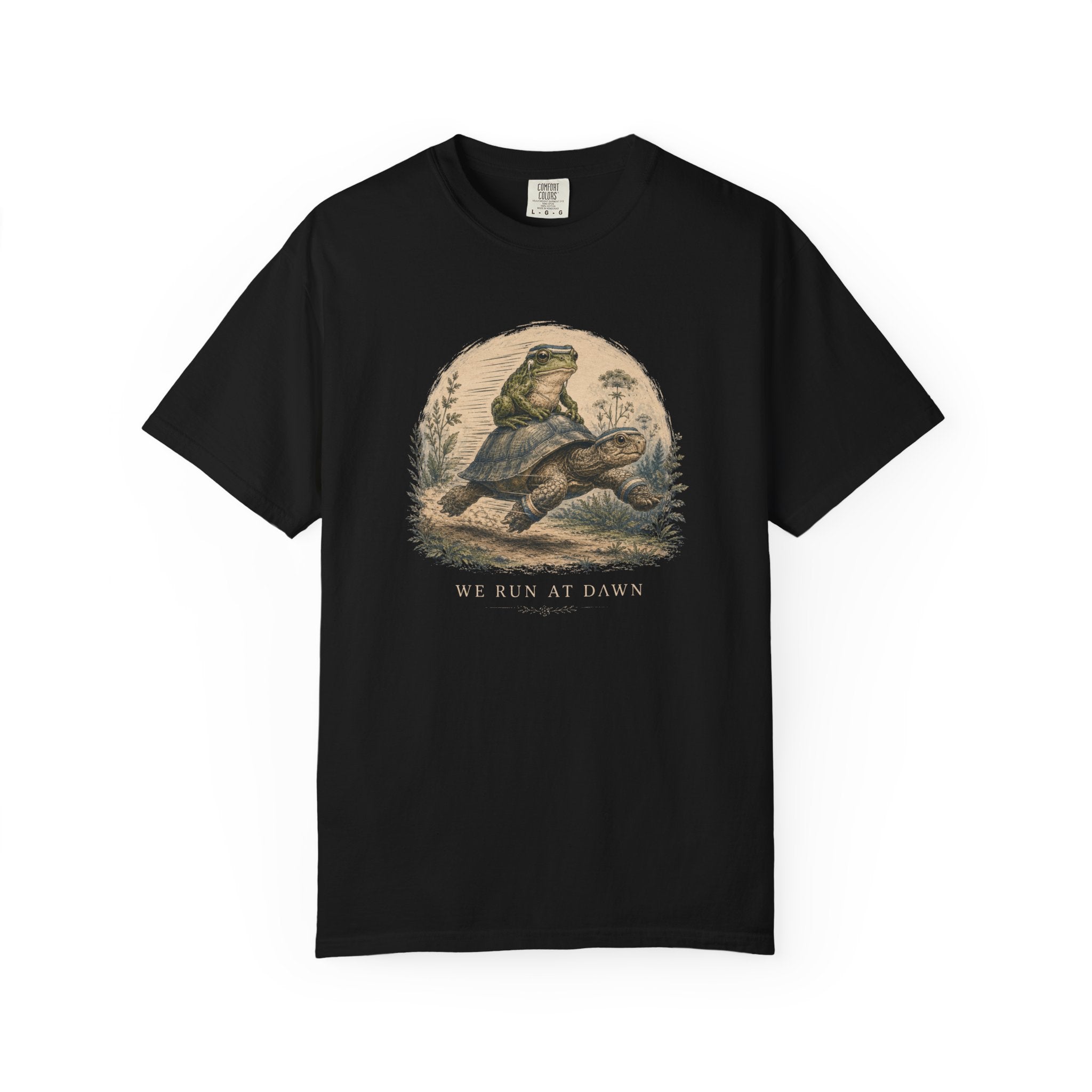 We Run at Dawn Frog & Turtle T‑Shirt