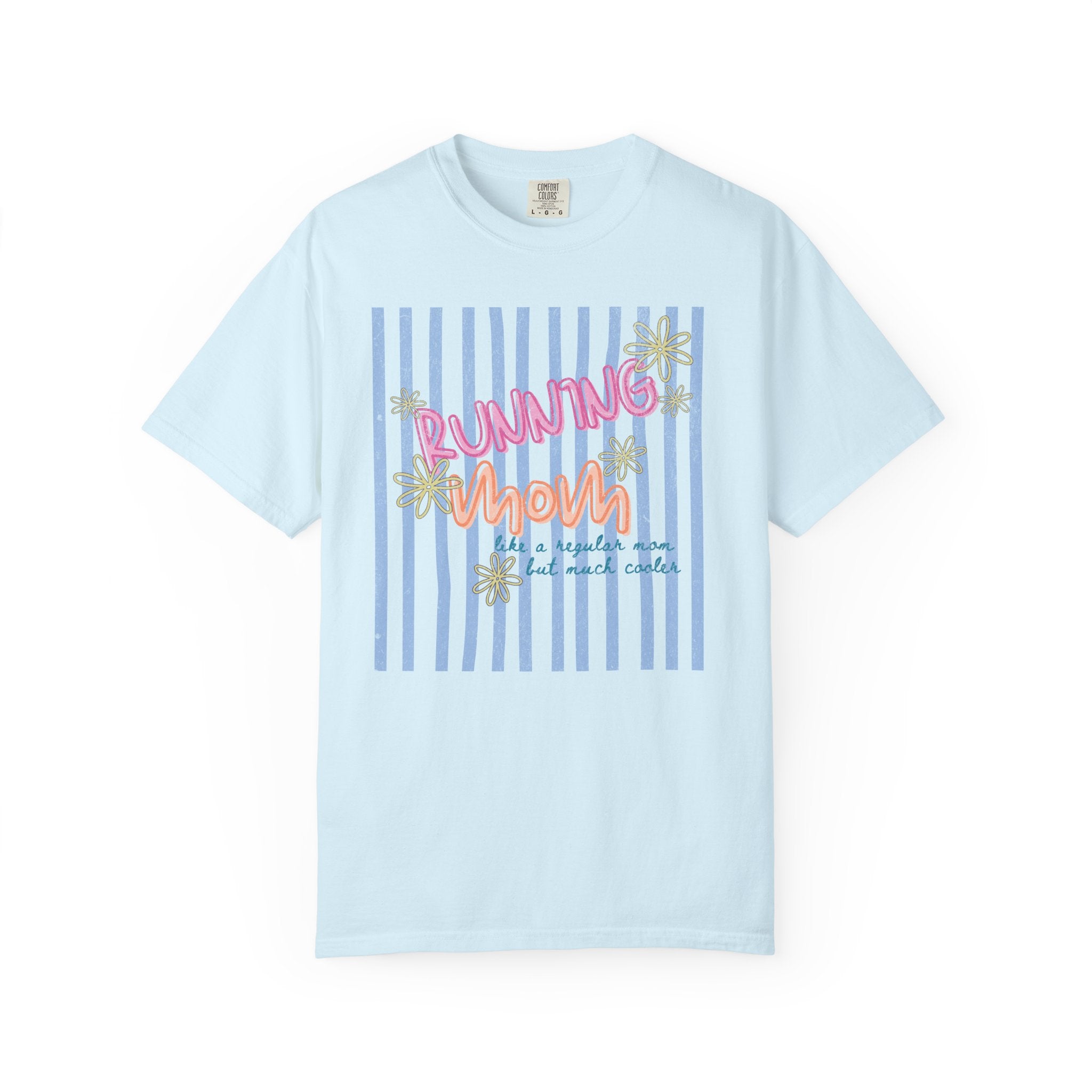 Running Mom Stripe T‑Shirt