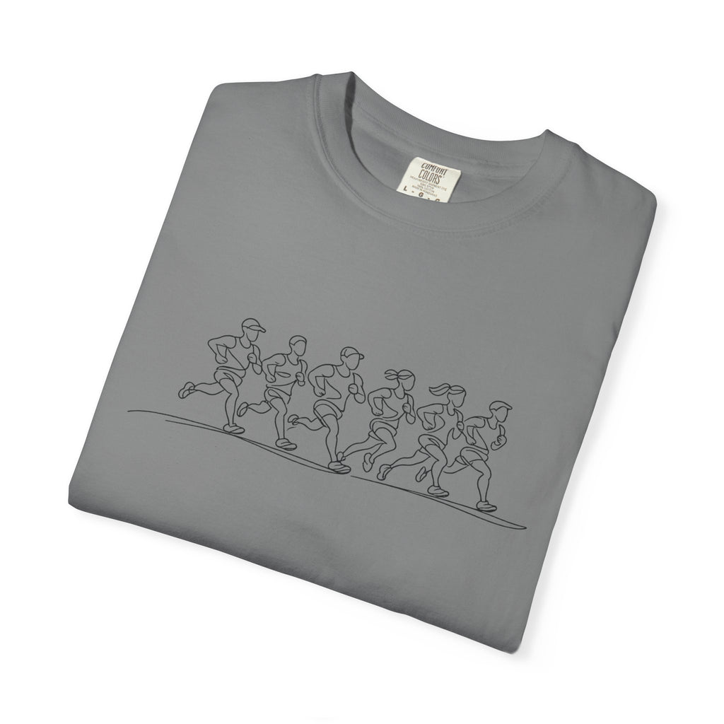 Run Together Stay Together Line Art T‑Shirt