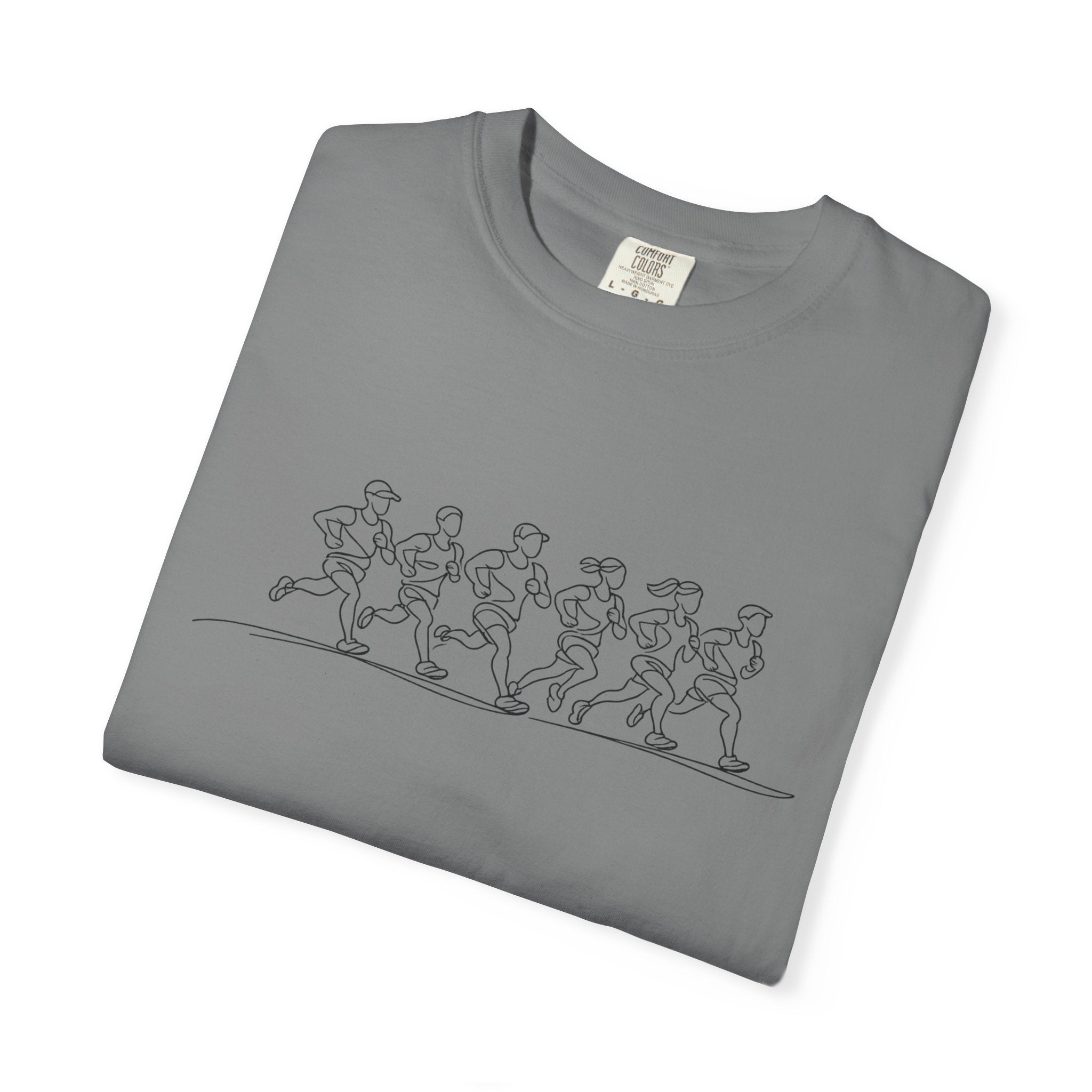 Run Together Stay Together Line Art T‑Shirt