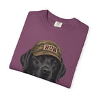 Black Lab in Hat T‑Shirt