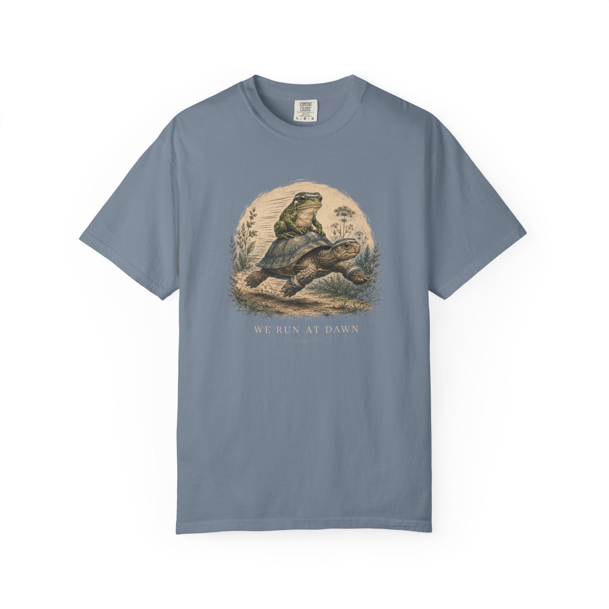 We Run at Dawn Frog & Turtle T‑Shirt