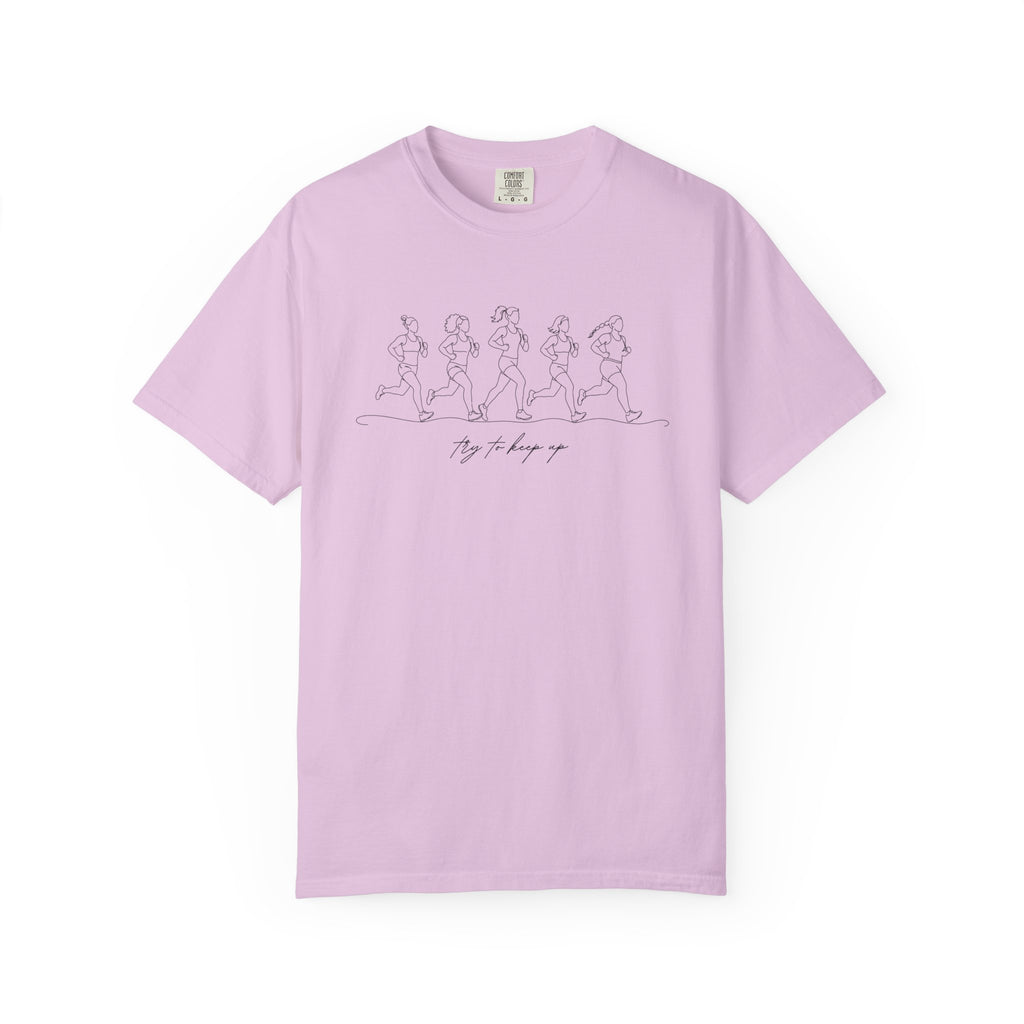 Try to Keep Up Line Art T‑Shirt