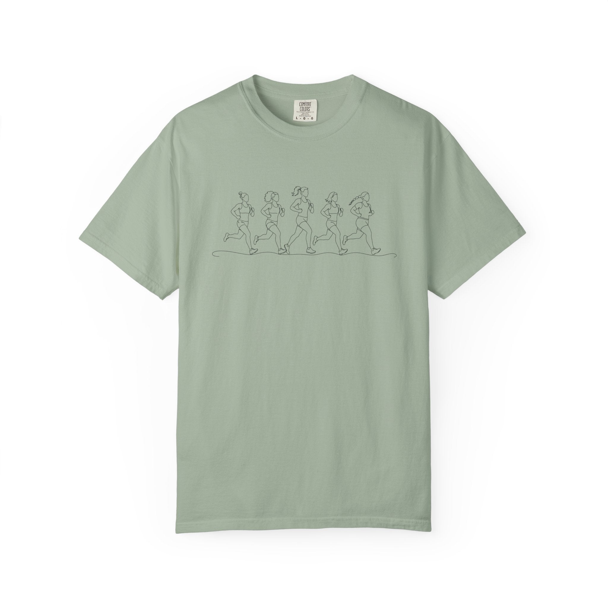 Women Who Run Line Art T‑Shirt