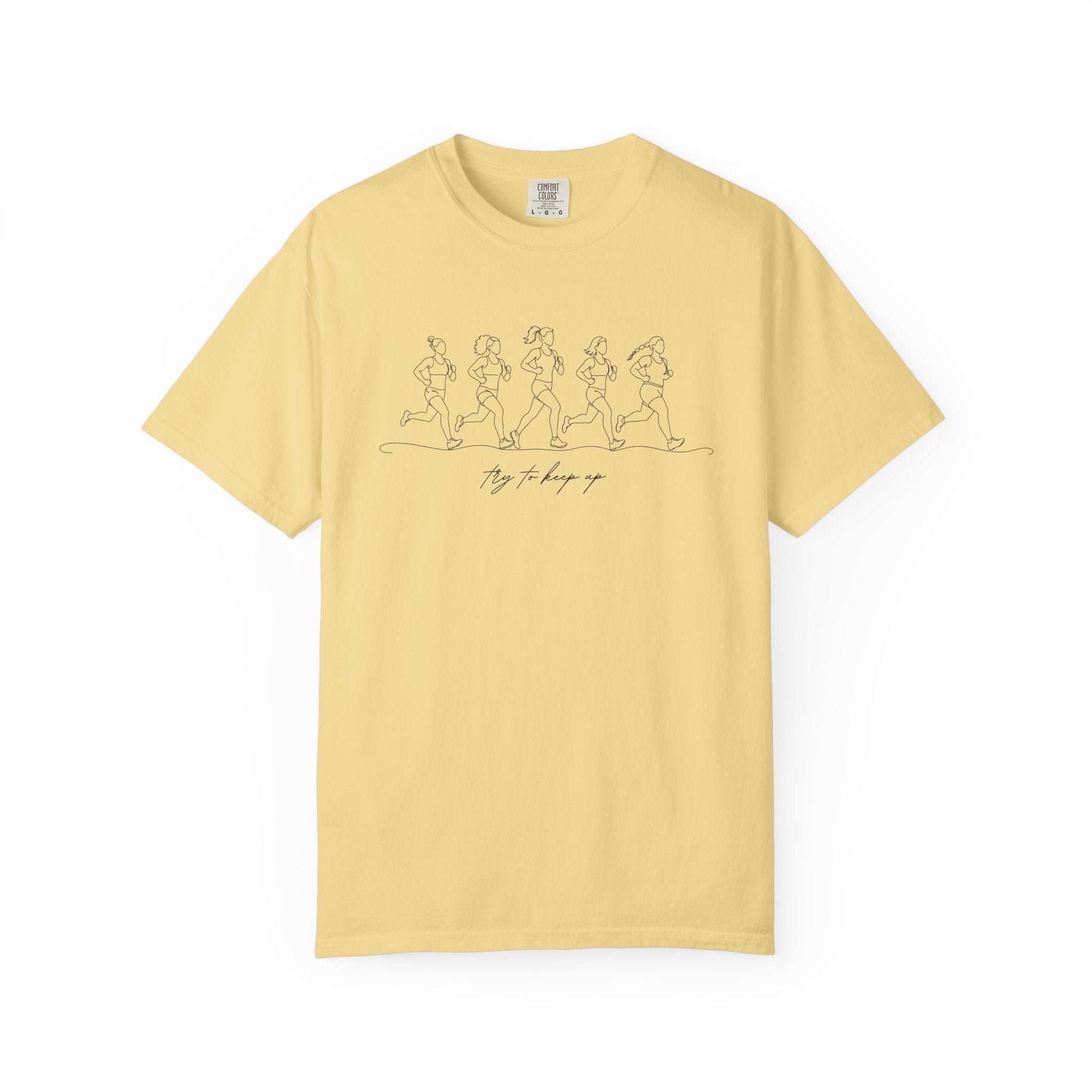 Try to Keep Up Line Art T‑Shirt