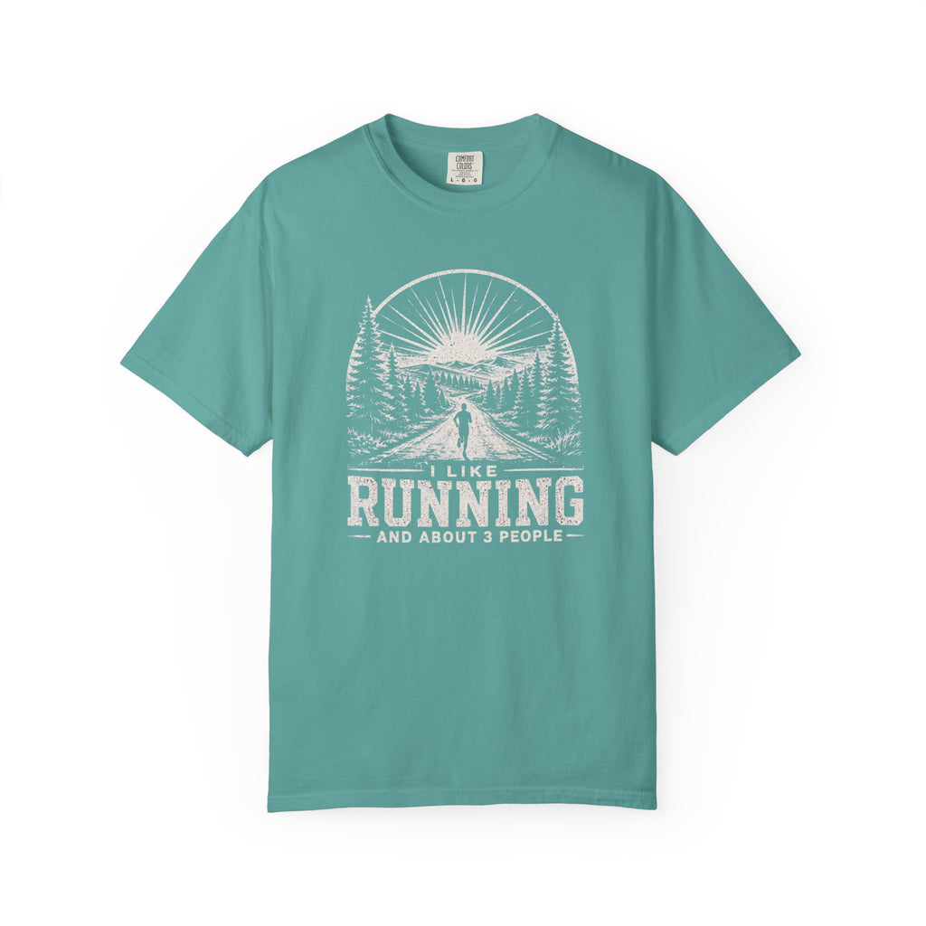 I Like Running & 3 People T‑Shirt