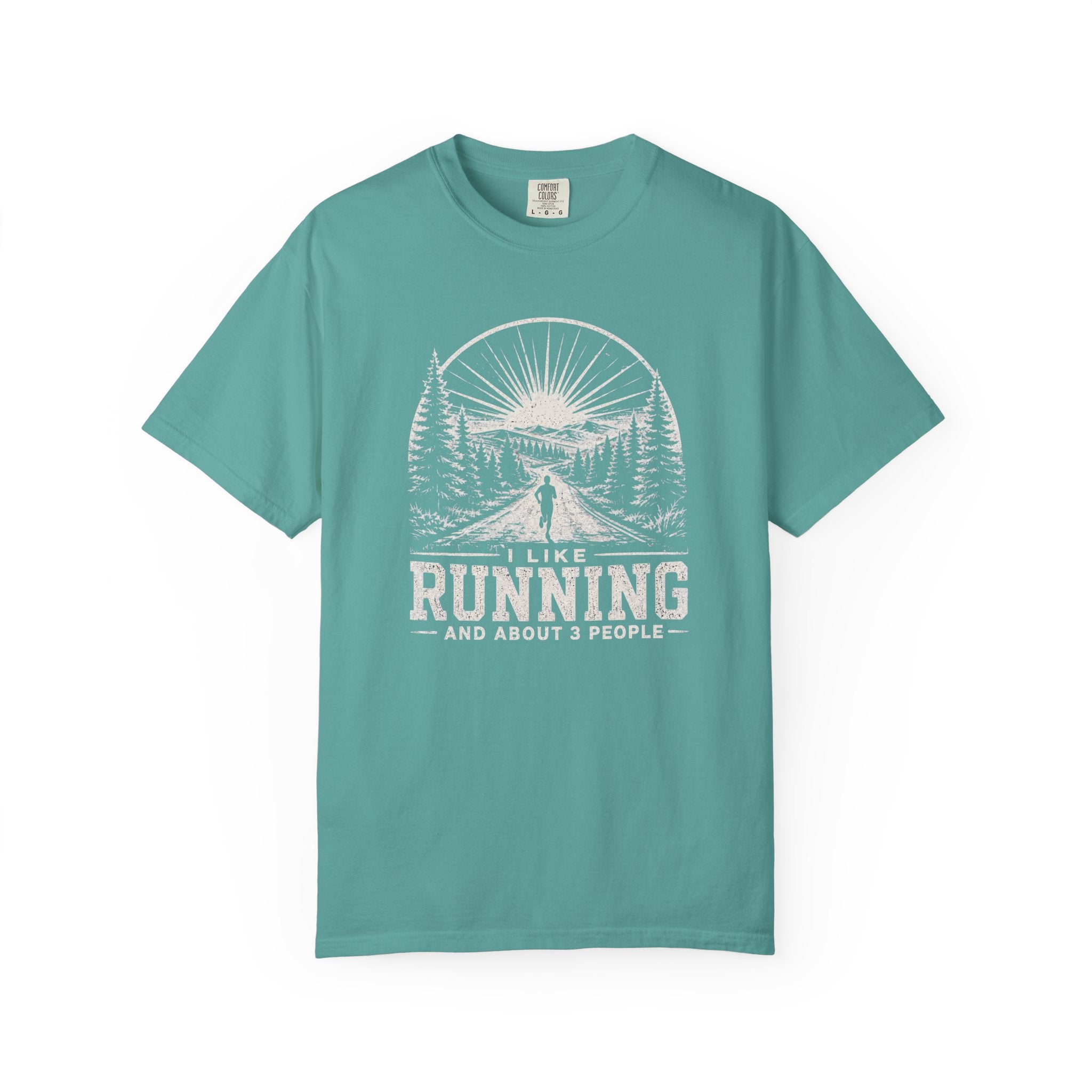 I Like Running & 3 People T‑Shirt