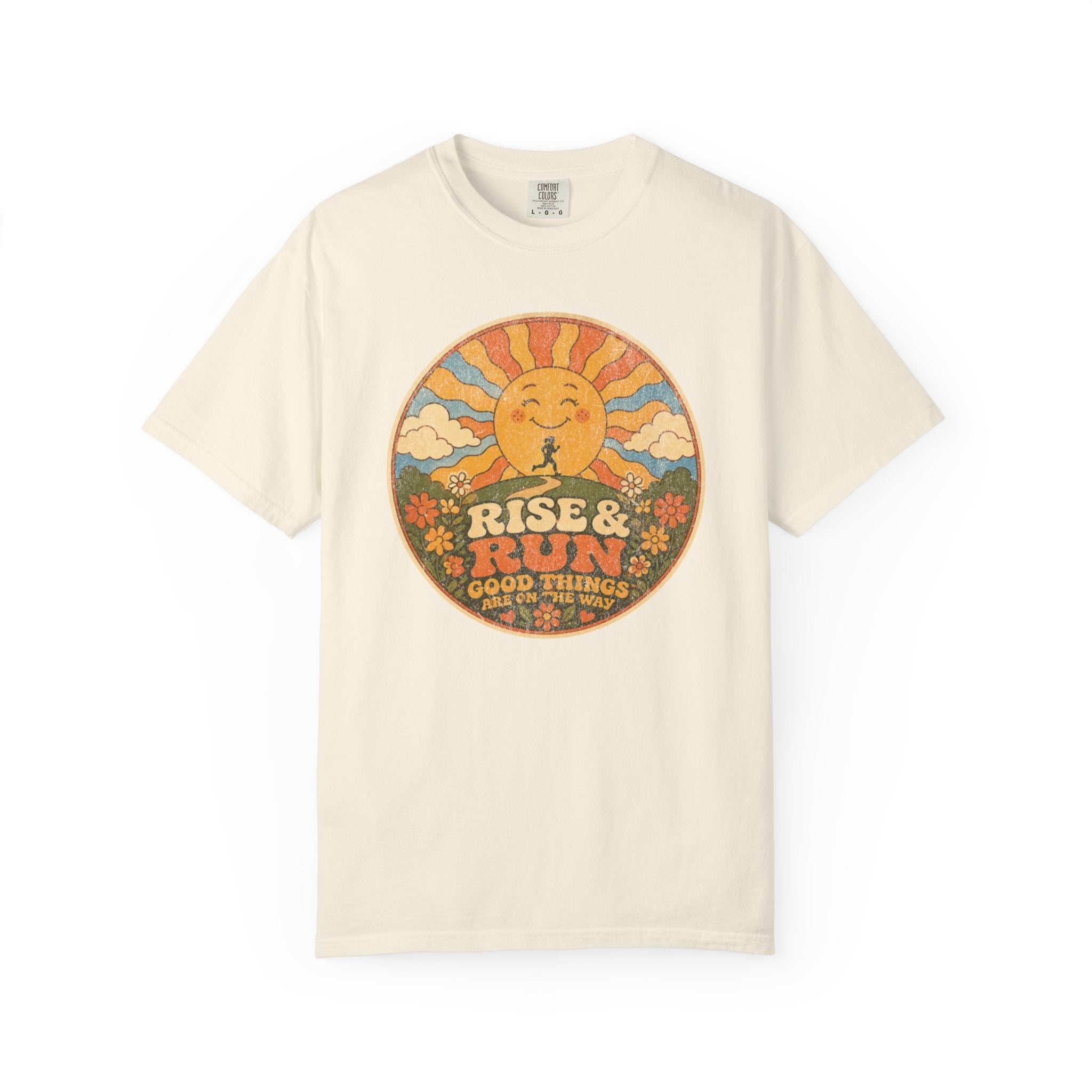 Rise & Run Retro Sun T‑Shirt