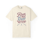 Run & Not Grow Weary Faith T‑Shirt