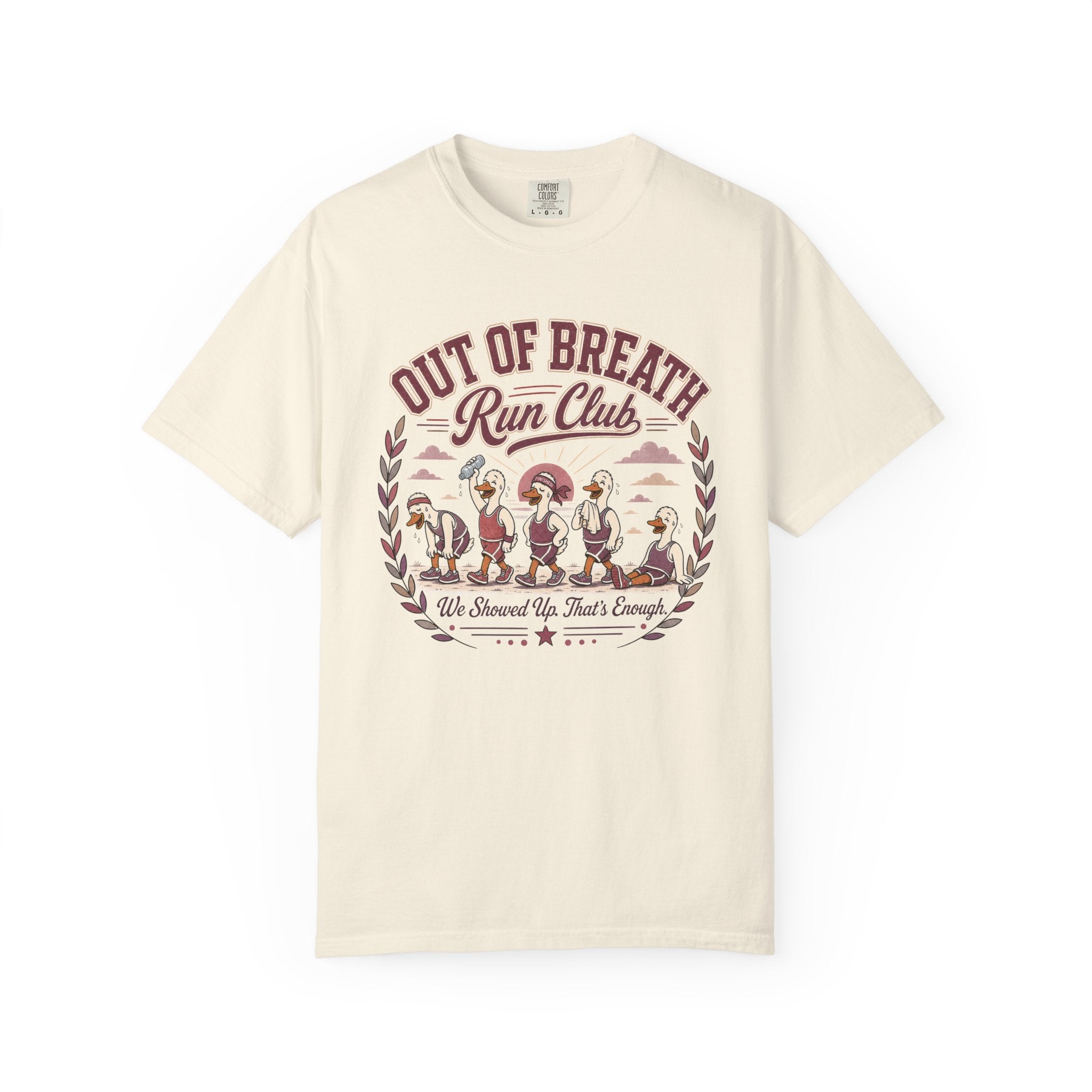 Out of Breath Silly Goose Run Club T‑Shirt