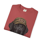Black Lab in Hat T‑Shirt