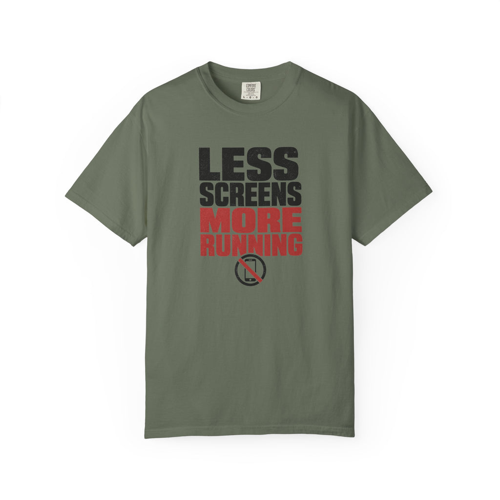 Less Screens More Running T‑Shirt