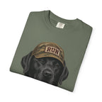 Black Lab in Hat T‑Shirt