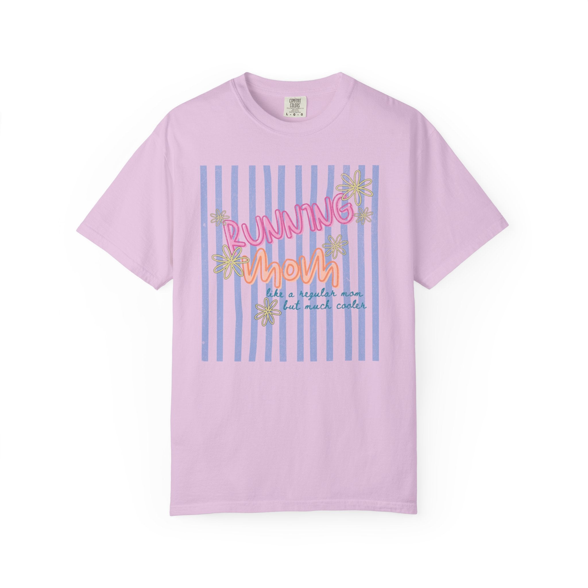Running Mom Stripe T‑Shirt