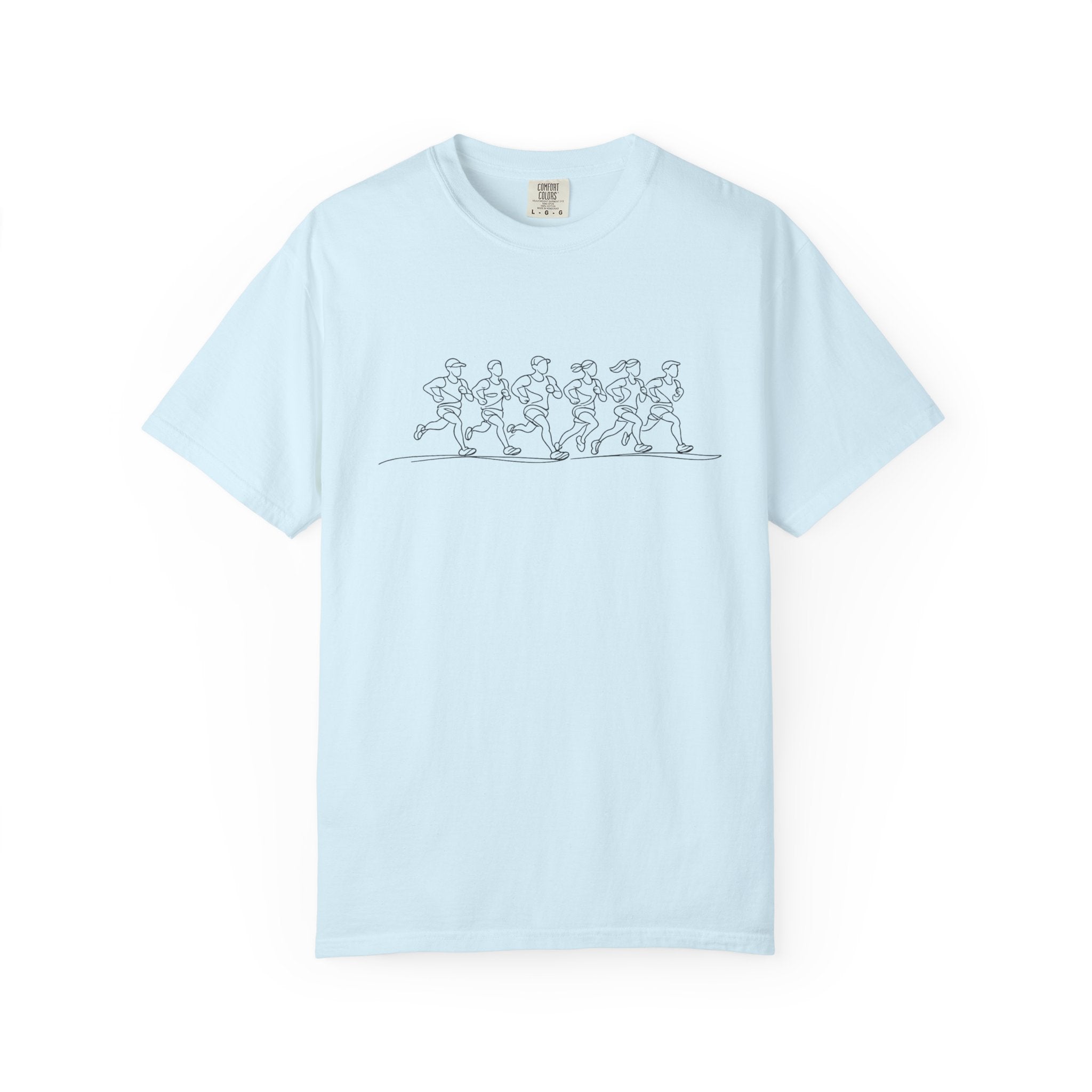 Run Together Stay Together Line Art T‑Shirt