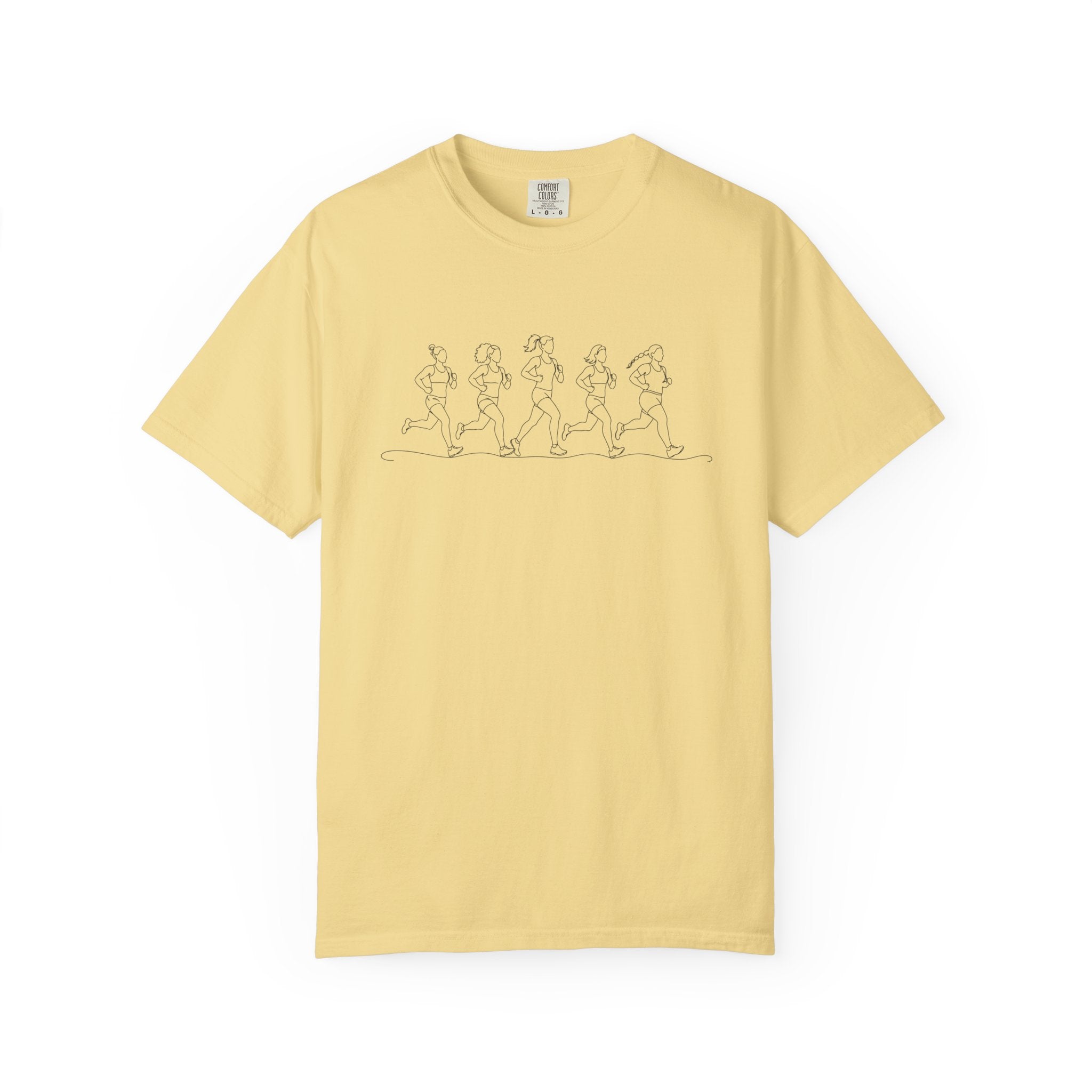 Women Who Run Line Art T‑Shirt