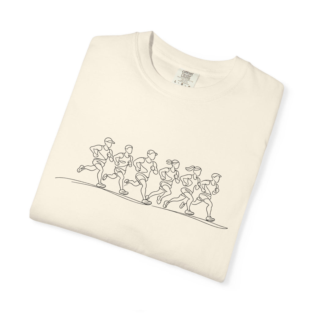 Run Together Stay Together Line Art T‑Shirt