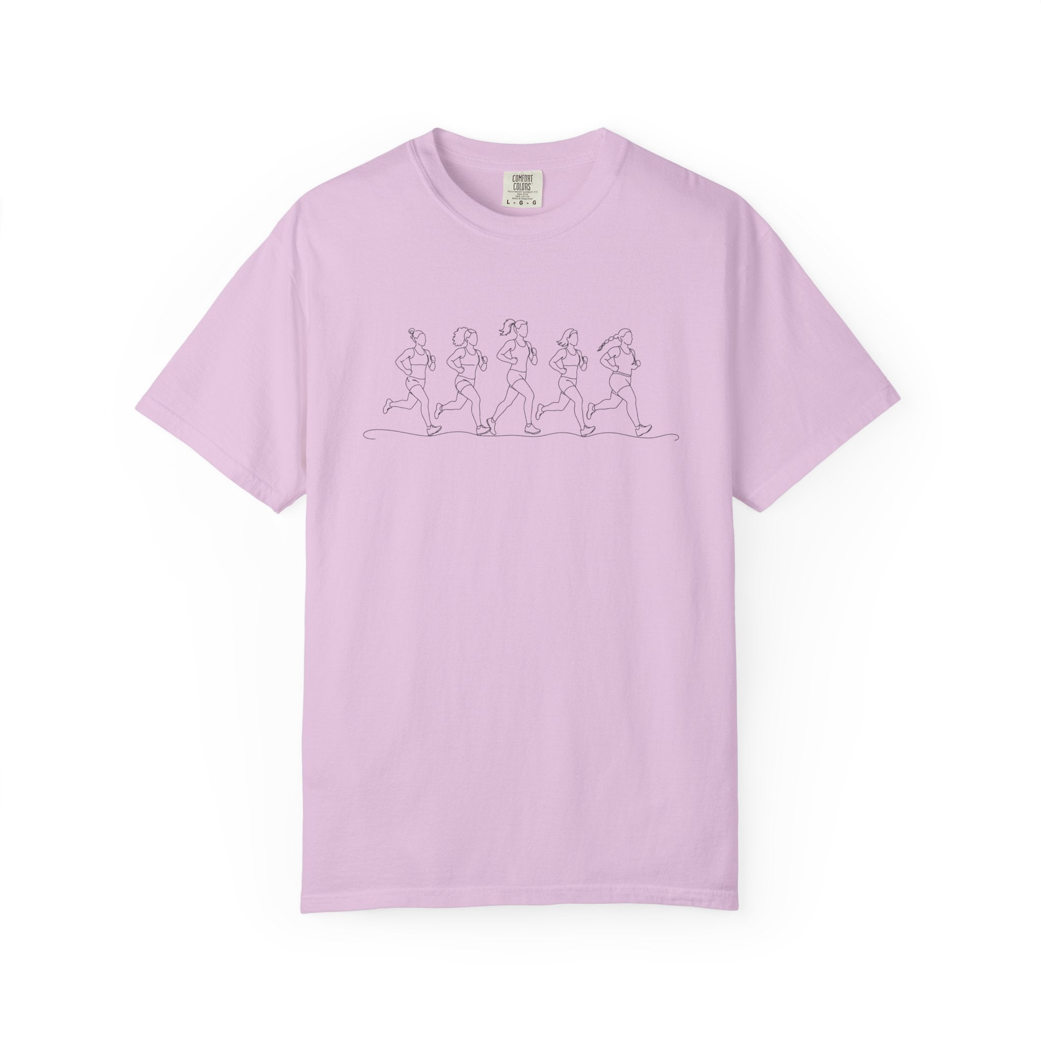 Women Who Run Line Art T‑Shirt