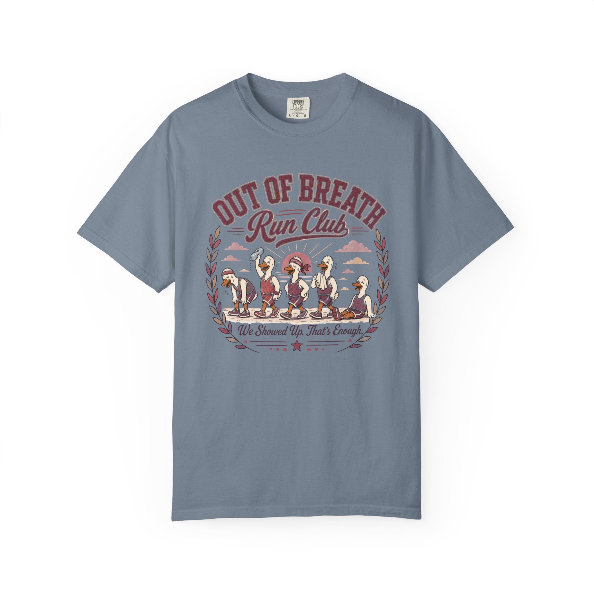 Out of Breath Silly Goose Run Club T‑Shirt