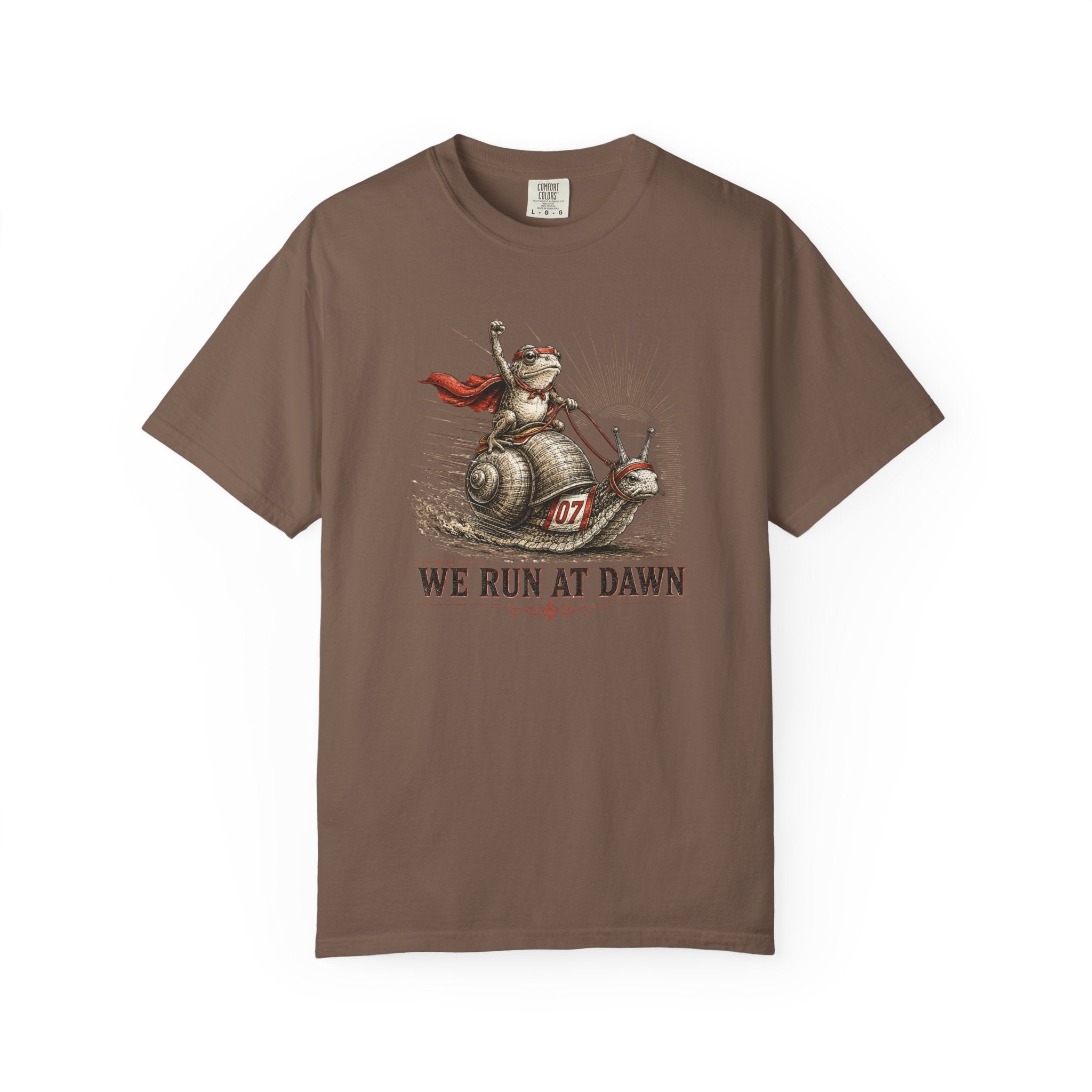 We Run At Dawn Frog & Snail T‑Shirt
