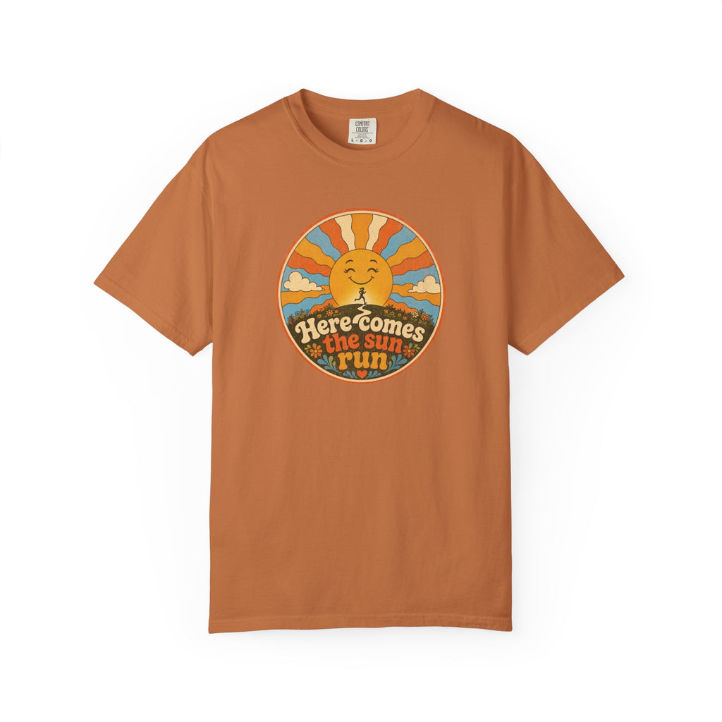 Here Comes the Sun Run Groovy T‑Shirt