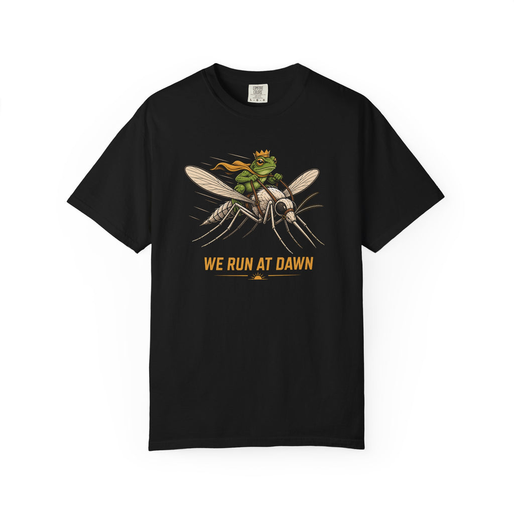 We Run at Dawn Frog & Mosquito T‑Shirt