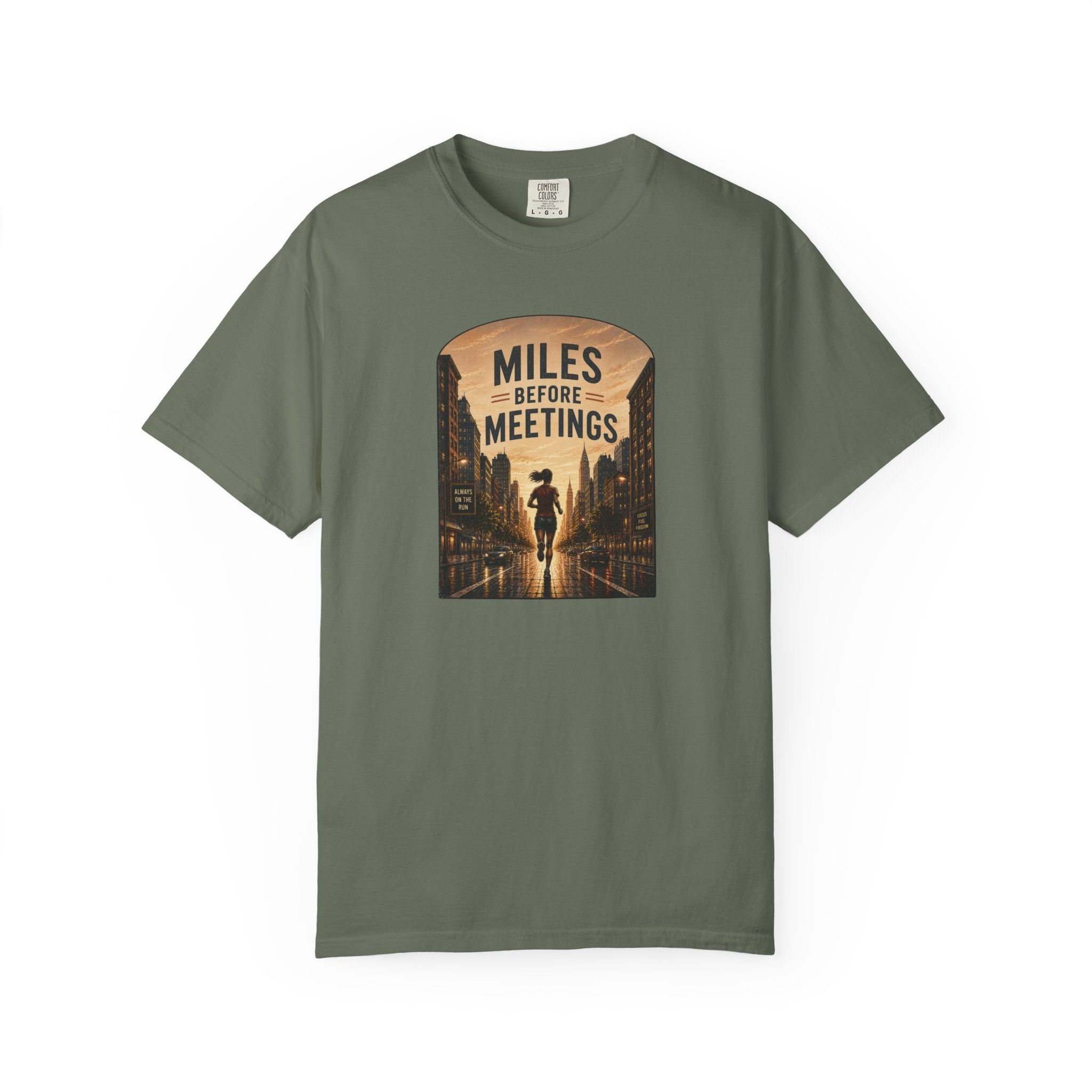 Miles Before Meetings T‑Shirt