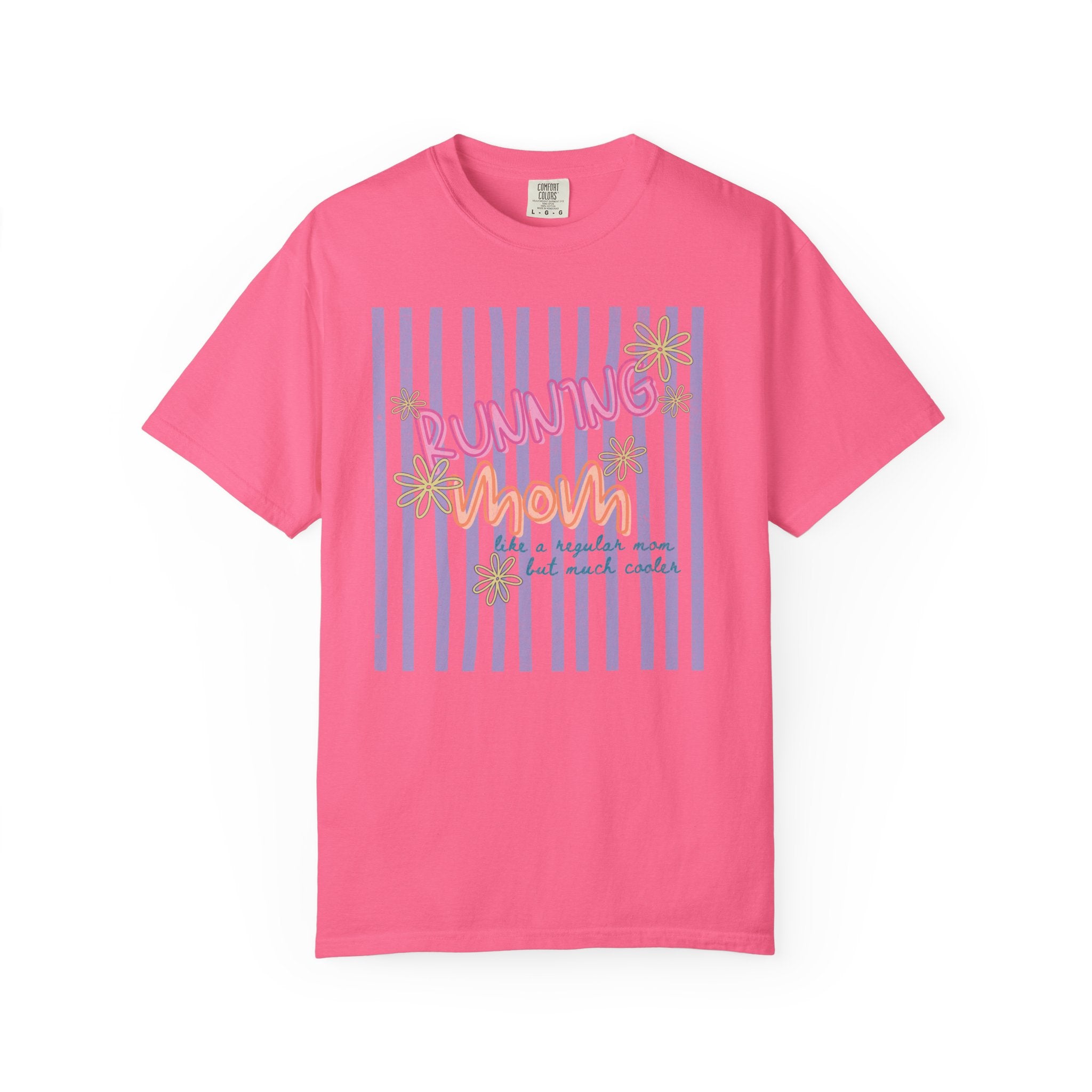 Running Mom Stripe T‑Shirt