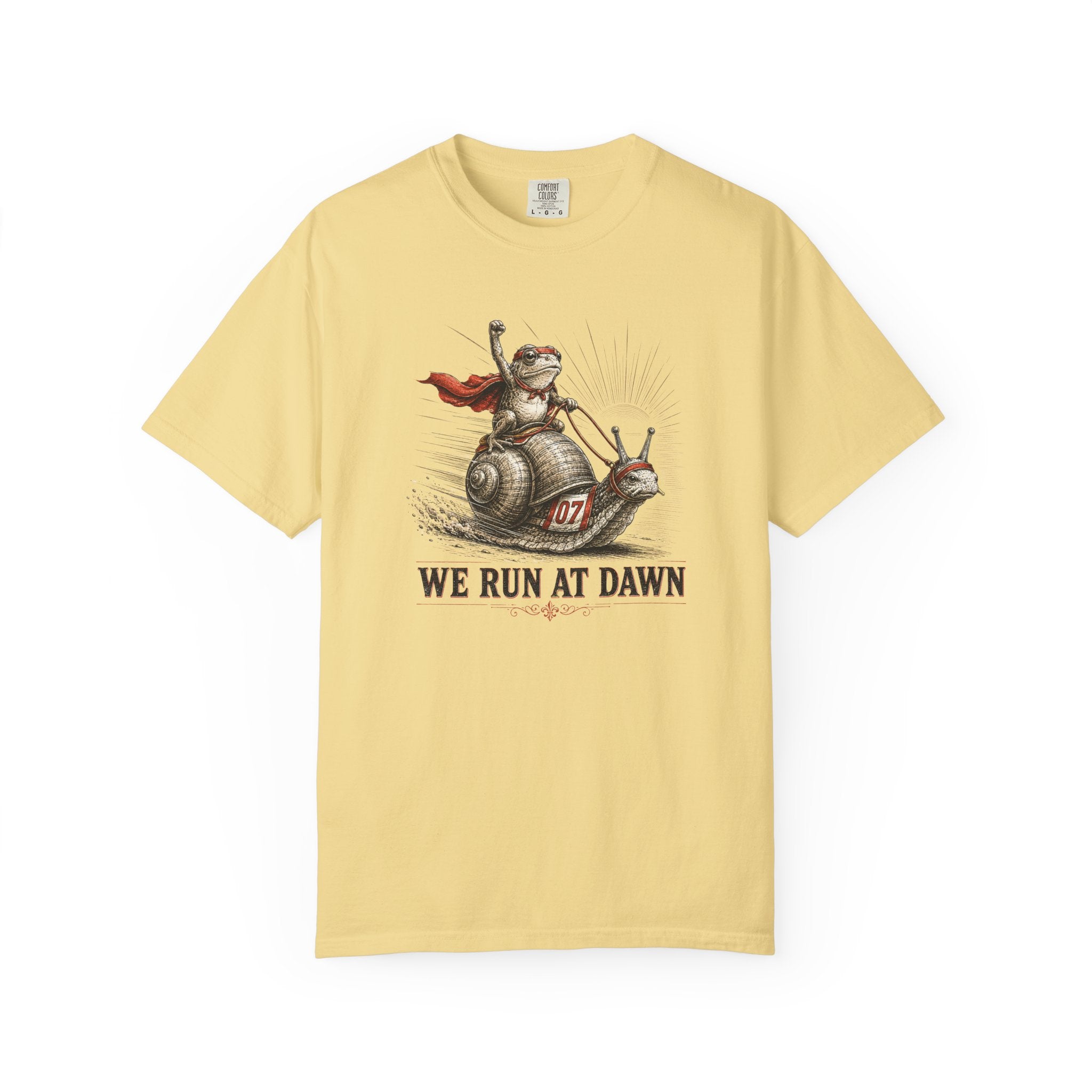 We Run At Dawn Frog & Snail T‑Shirt