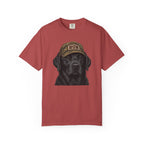 Black Lab in Hat T‑Shirt