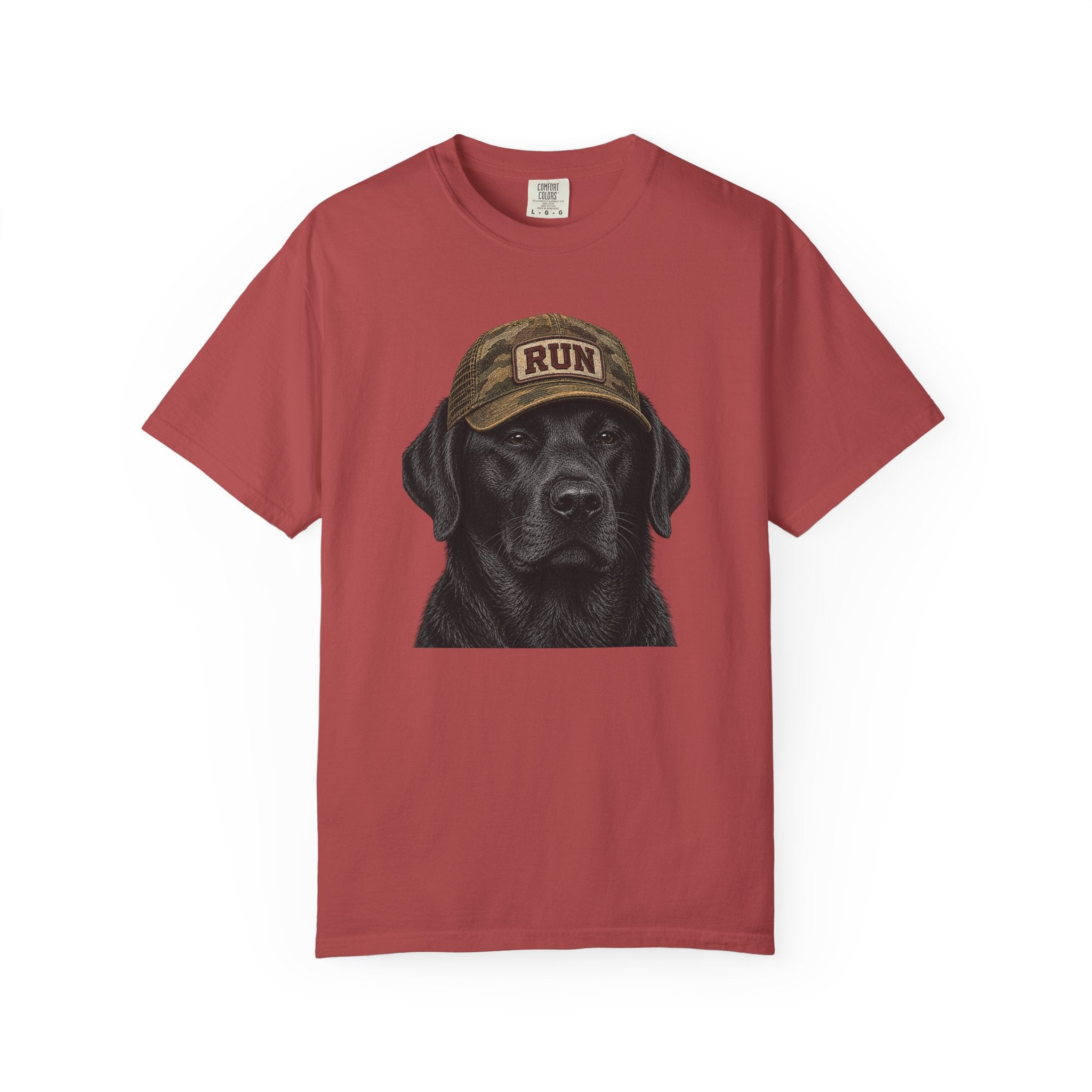Black Lab in Hat T‑Shirt