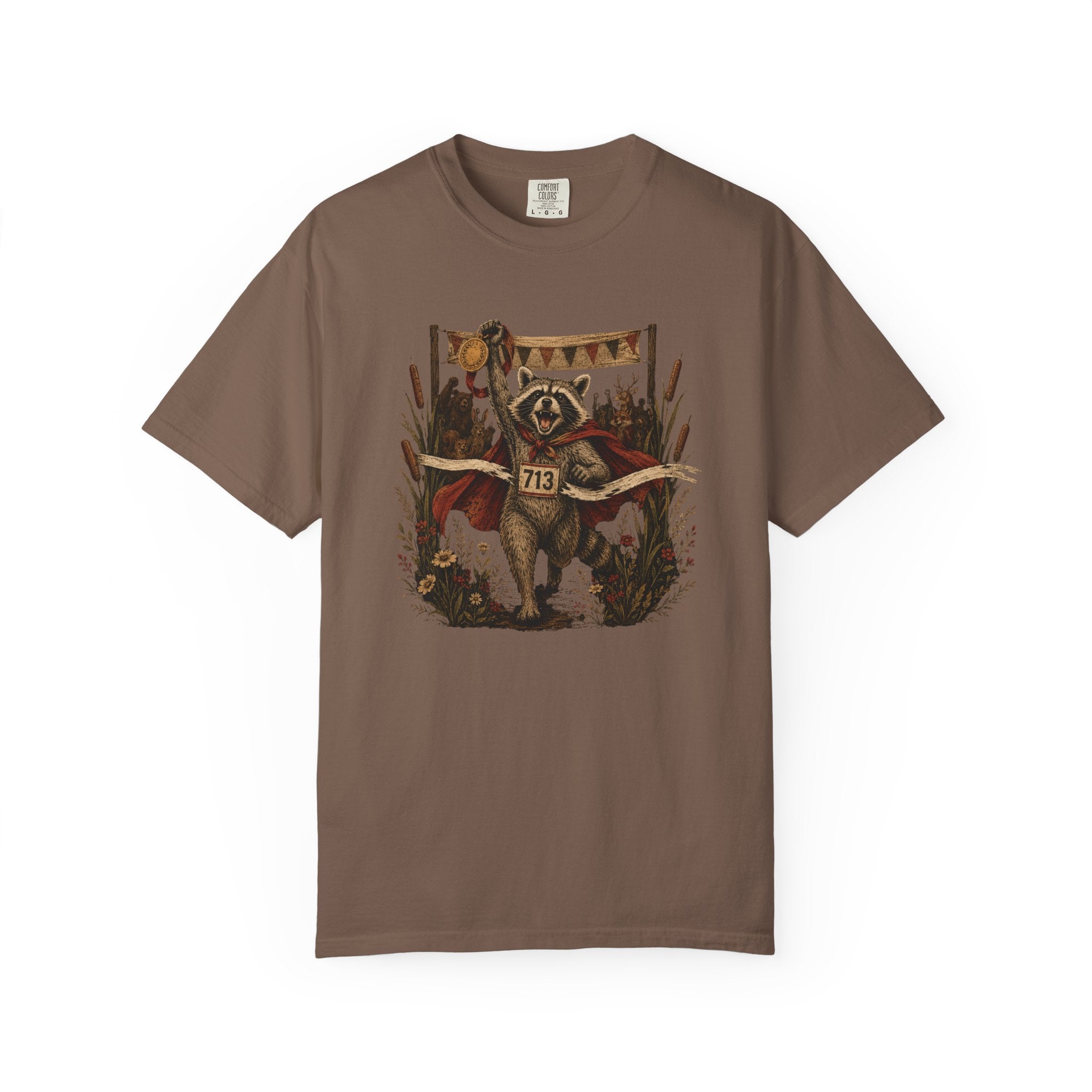 Finish Line Raccoon T‑Shirt