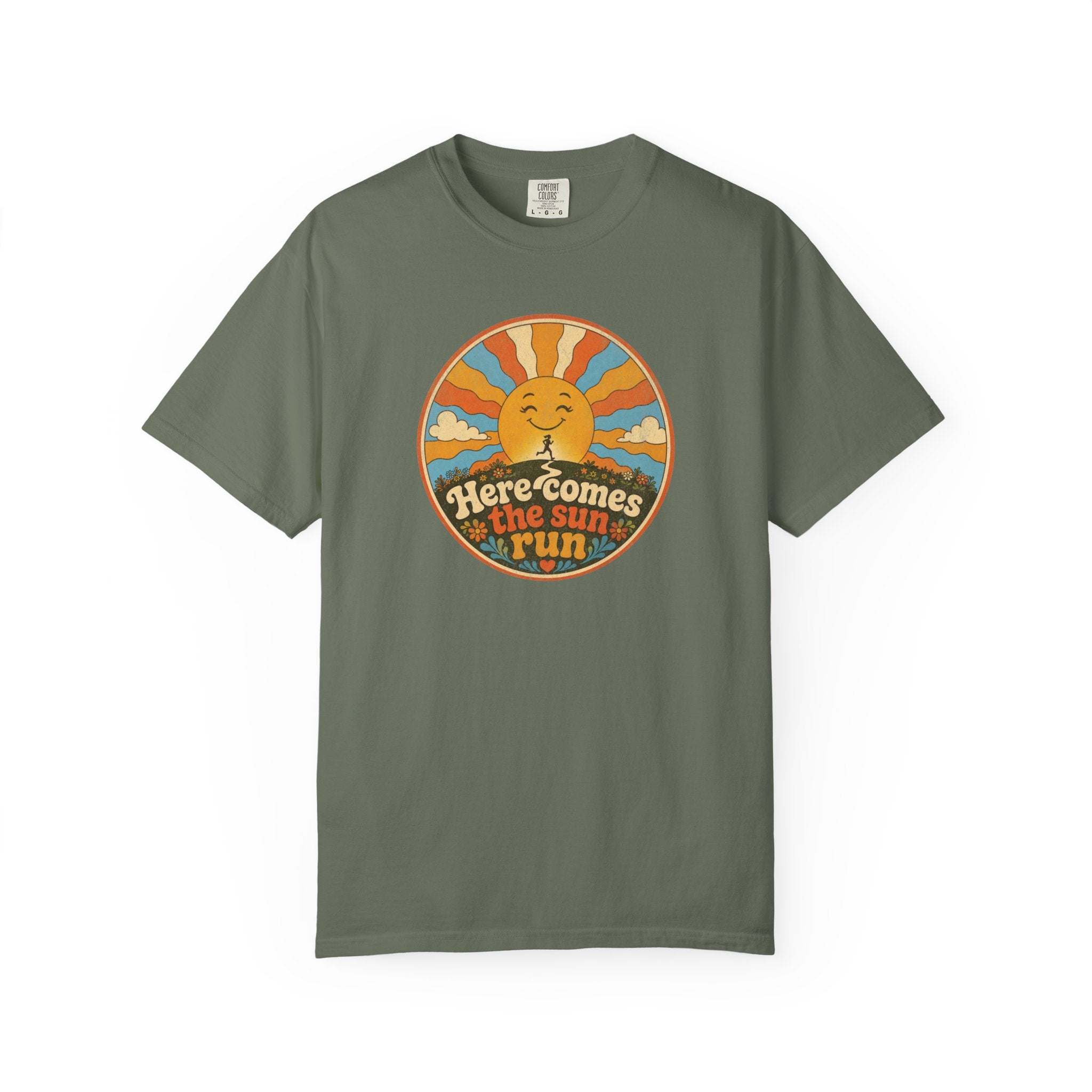 Here Comes the Sun Run Groovy T‑Shirt
