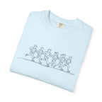 Run Together Stay Together Line Art T‑Shirt
