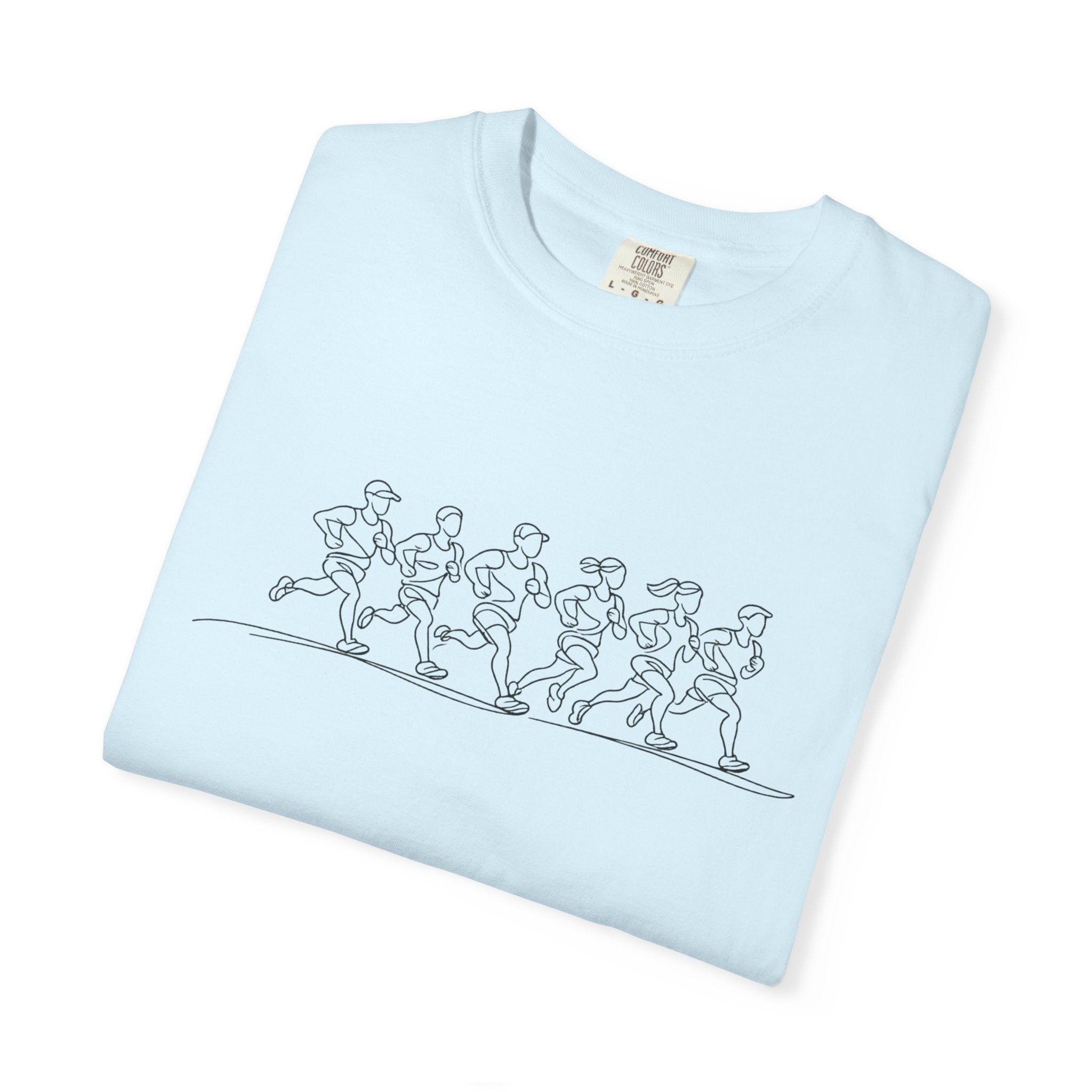 Run Together Stay Together Line Art T‑Shirt