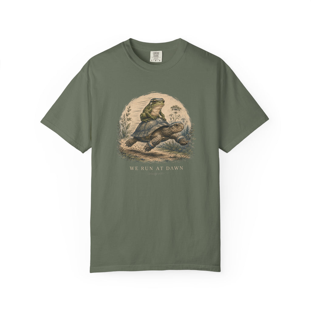 We Run at Dawn Frog & Turtle T‑Shirt