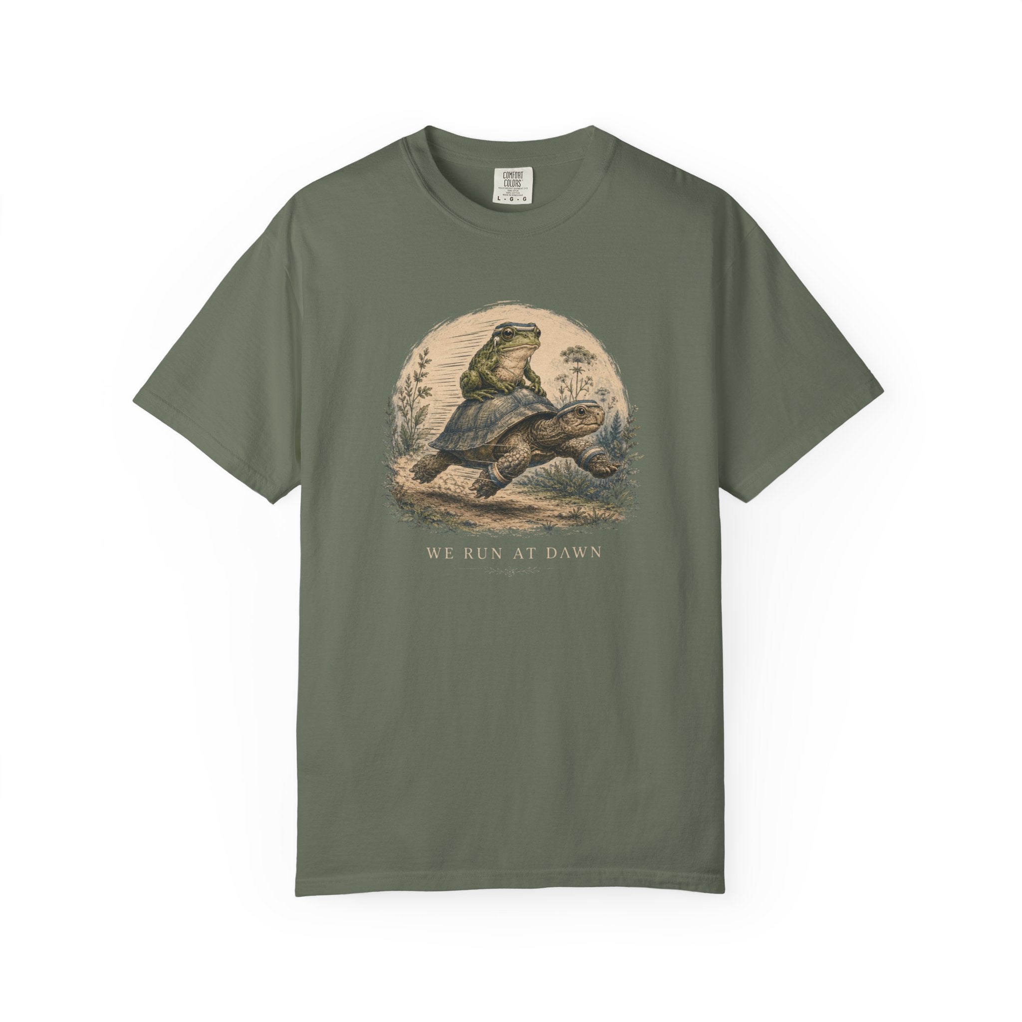 We Run at Dawn Frog & Turtle T‑Shirt