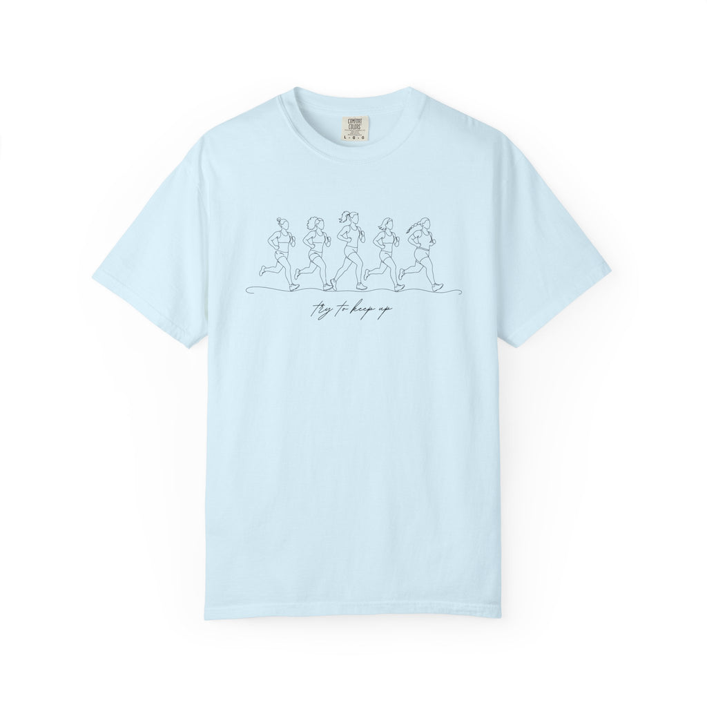 Try to Keep Up Line Art T‑Shirt