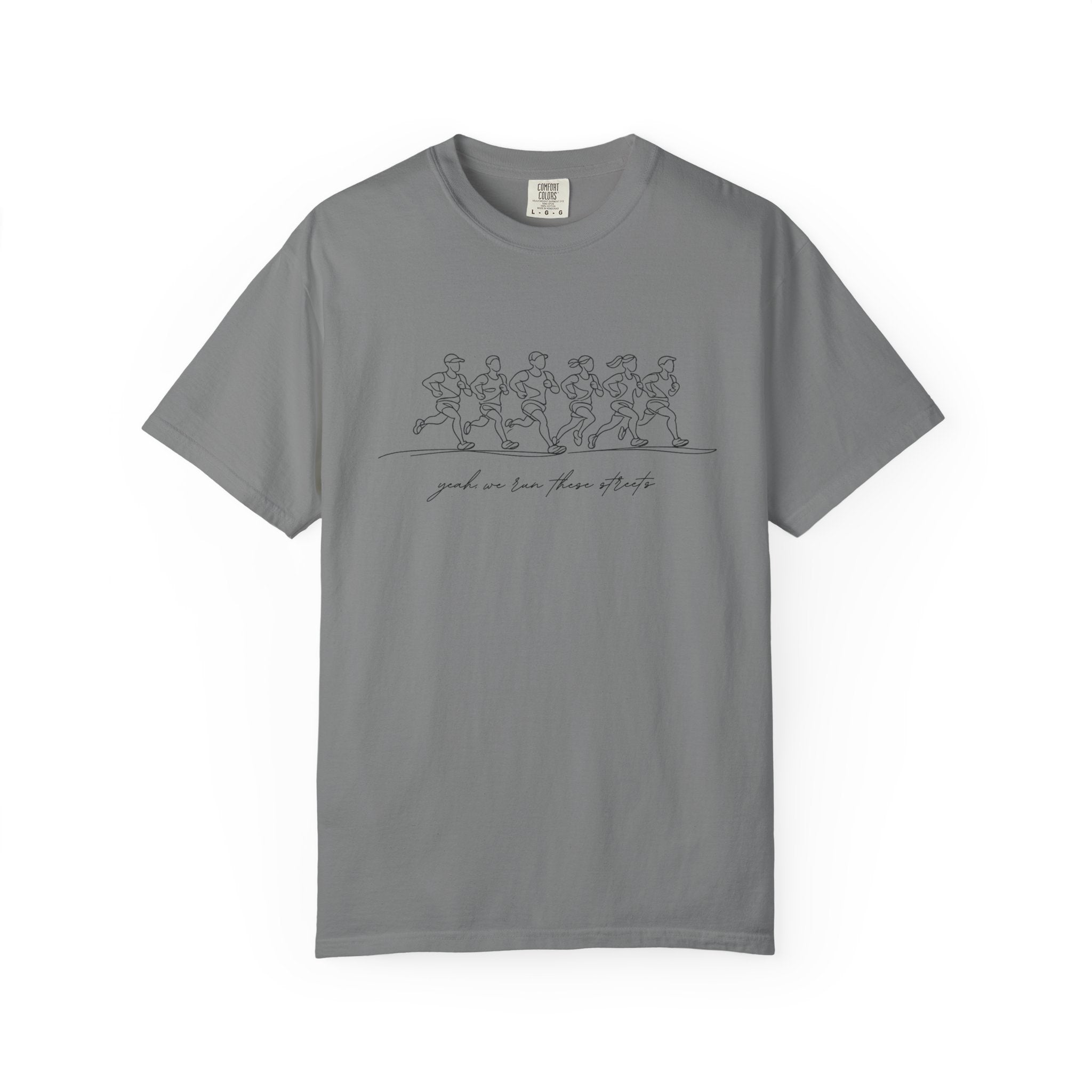 We Run These Streets Line Art T‑Shirt