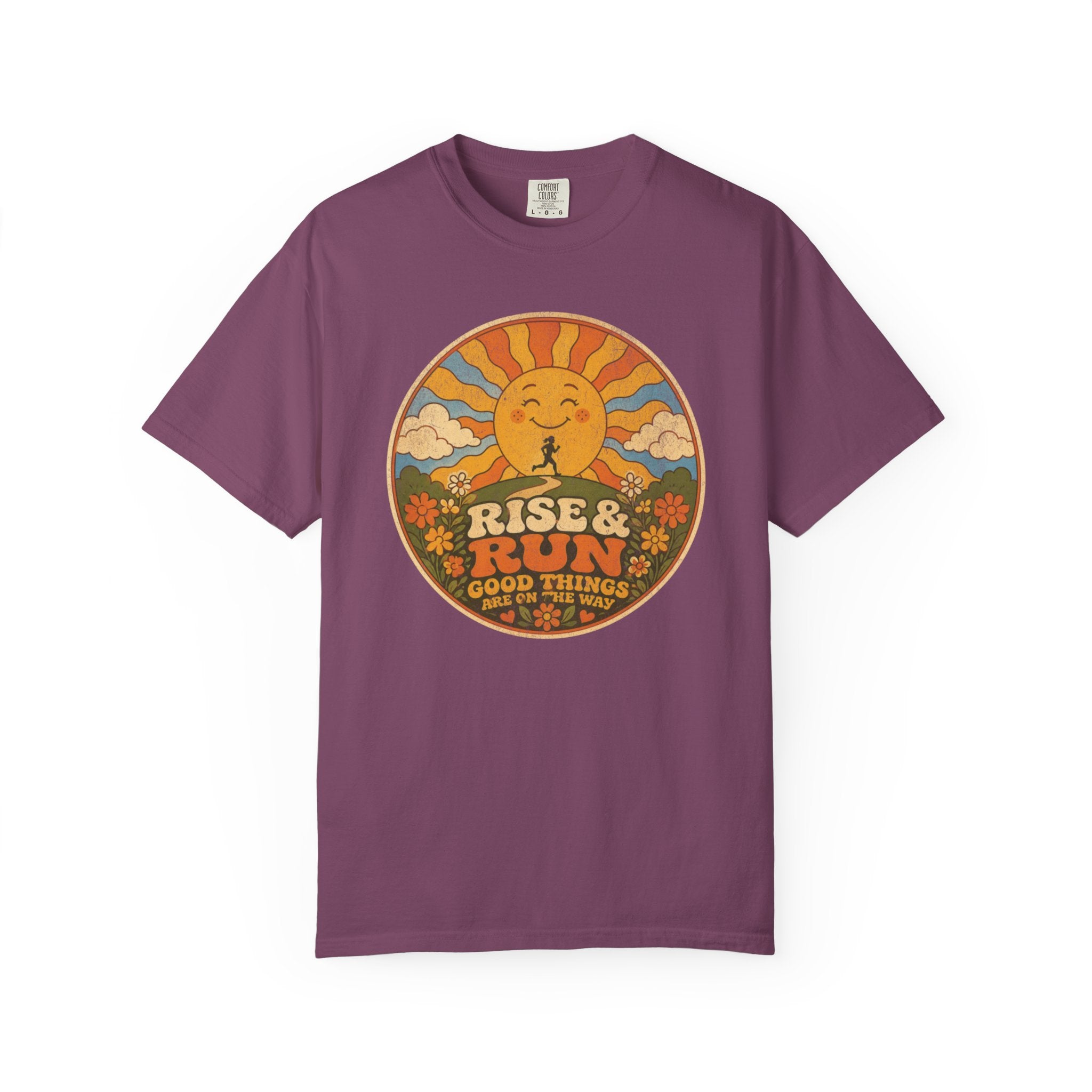 Rise & Run Retro Sun T‑Shirt