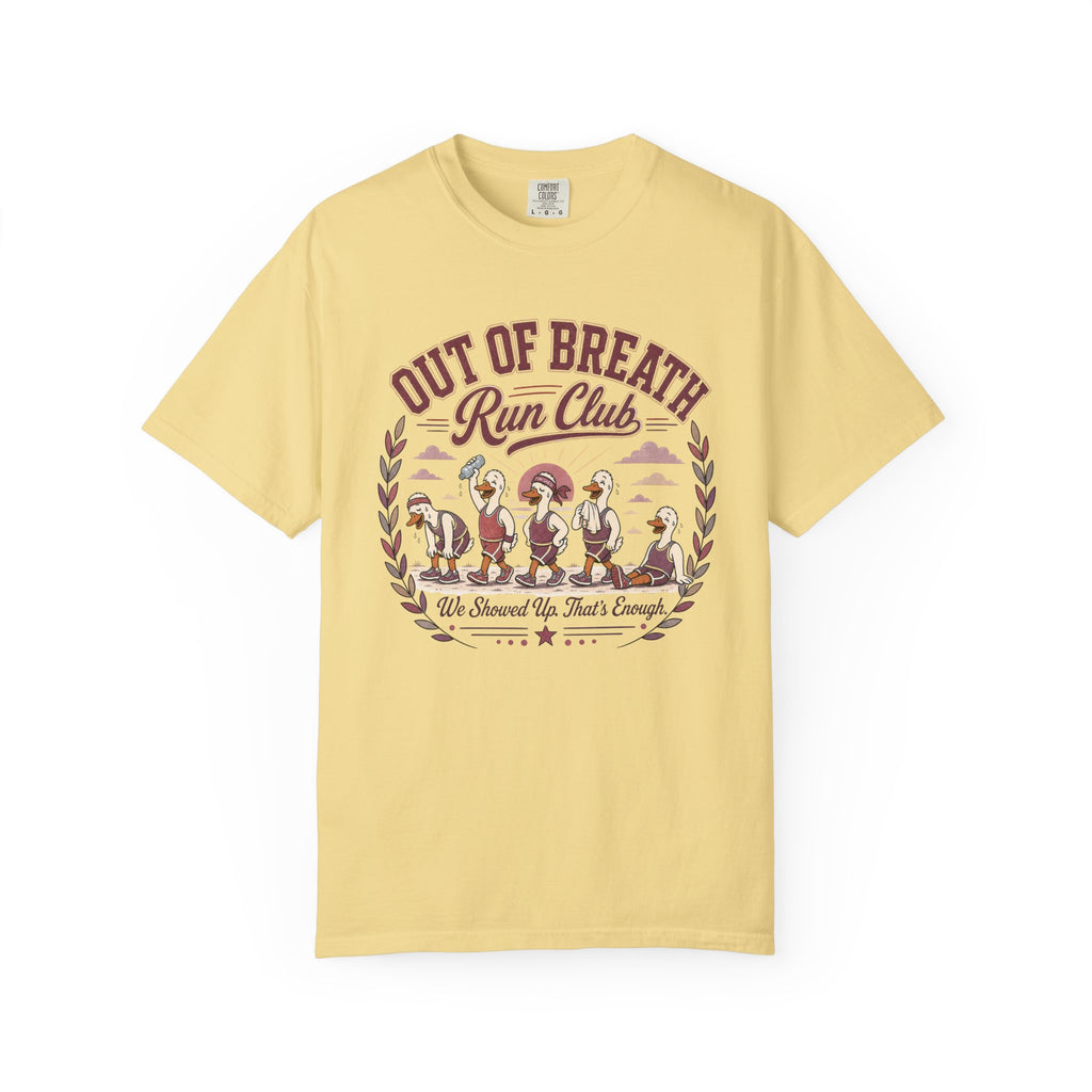 Out of Breath Silly Goose Run Club T‑Shirt