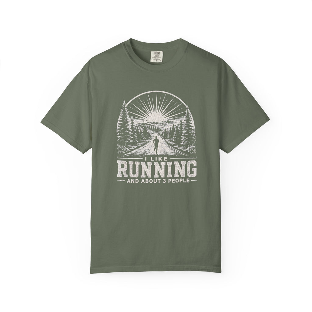I Like Running & 3 People T‑Shirt