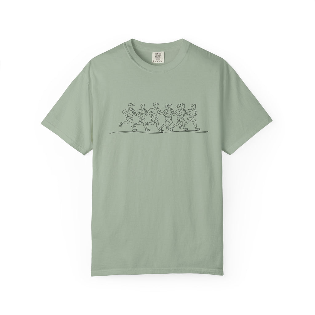 Run Together Stay Together Line Art T‑Shirt
